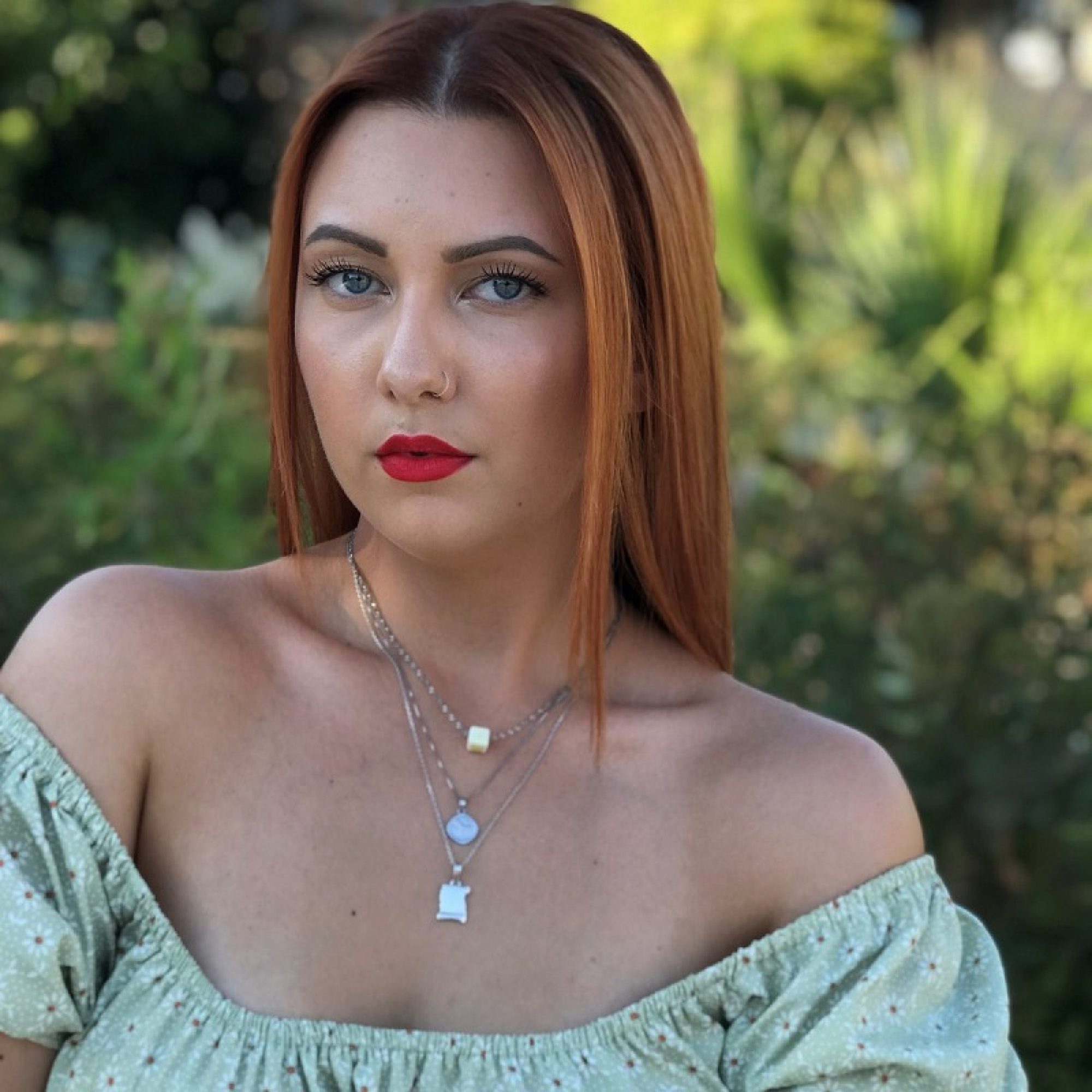 Κολιέ με χάντρα λευκή