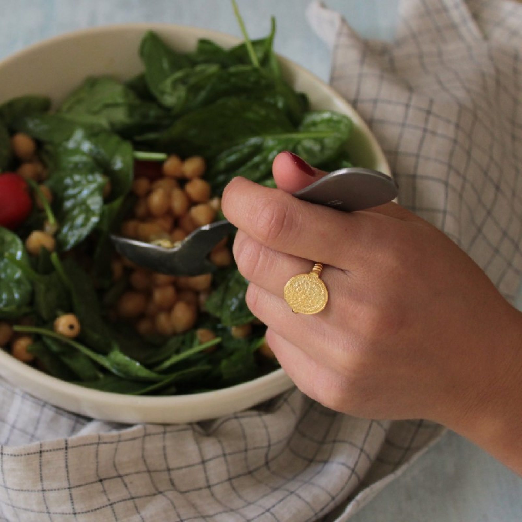 Δαχτυλίδι δίσκος της Φαιστού επίχρυσο