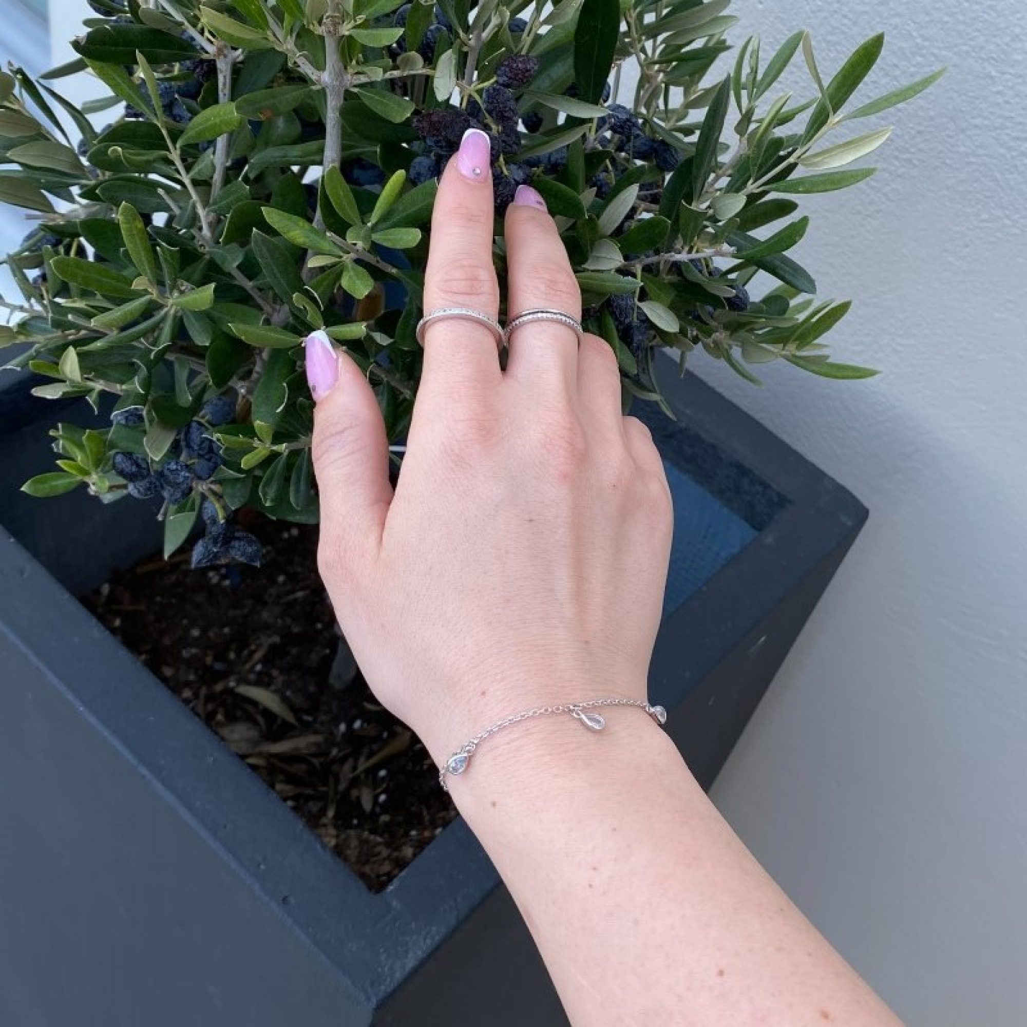 Βραχιόλι με πέτρες ζιργκόν