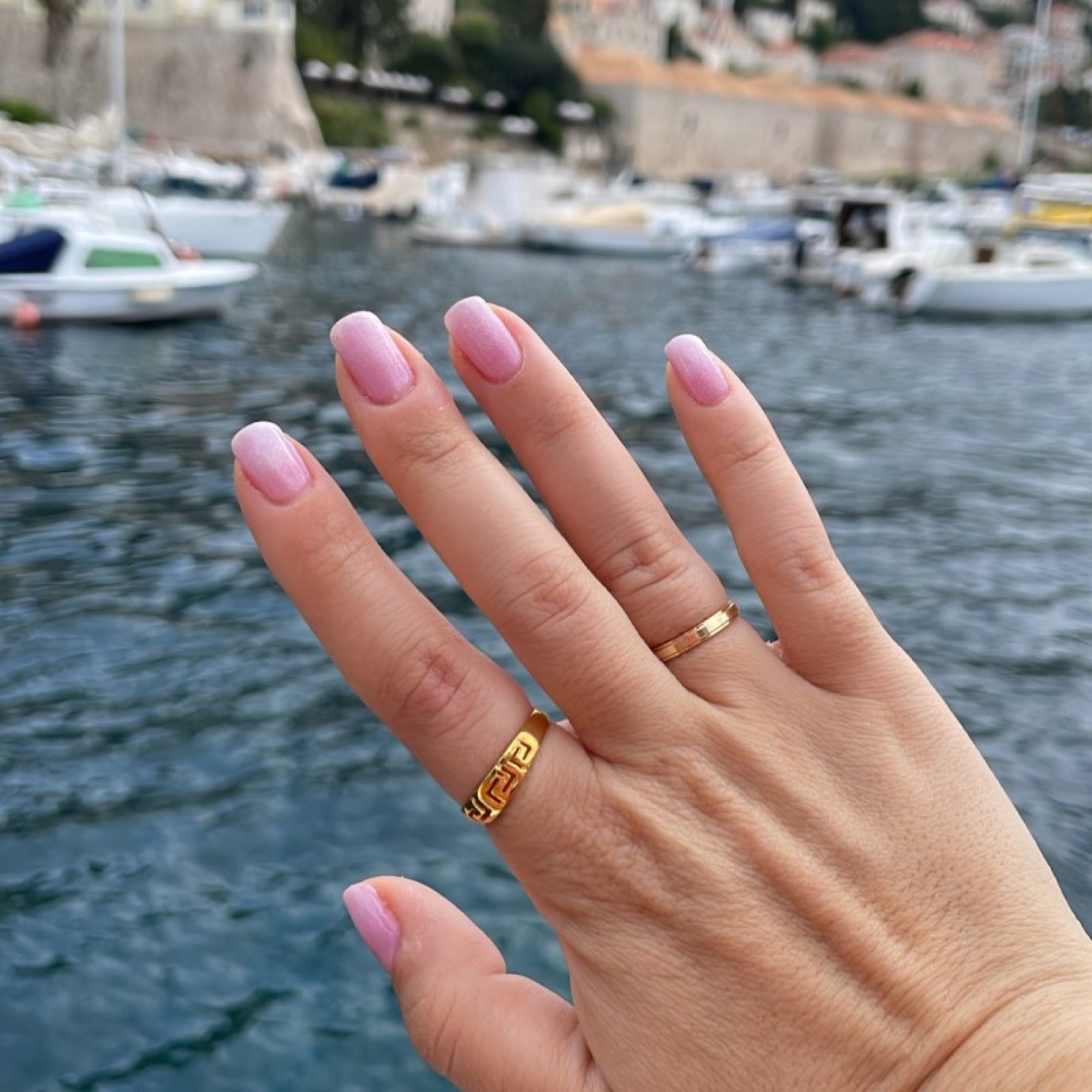 Δαχτυλίδι μαίανδρος επίχρυσο