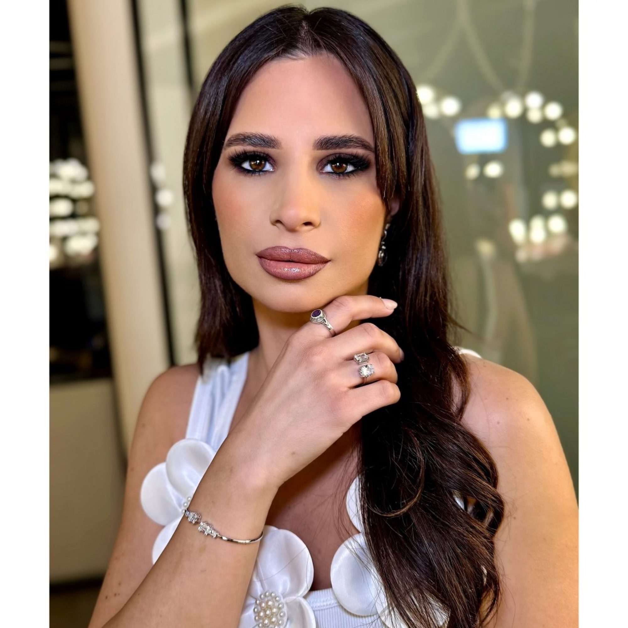 Βραχιόλι κύκλος με πέτρες ζιργκόν