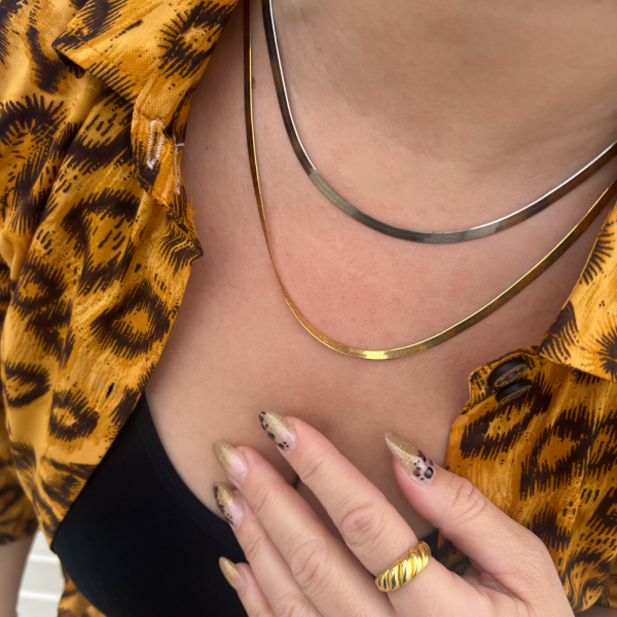 Steel necklace