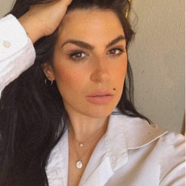 Διπλό κολιέ επίχρυσο με πέτρα ζιργκόν και φίλντισι