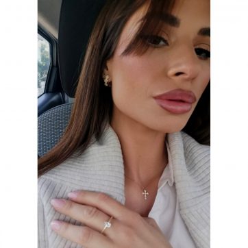 Επίχρυσα σκουλαρίκια με πέτρες ζιργκόν