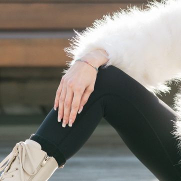Βραχιόλι ριβιέρα με χρωματιστές πέτρες ζιργκόν