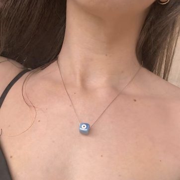 Eye bead necklace