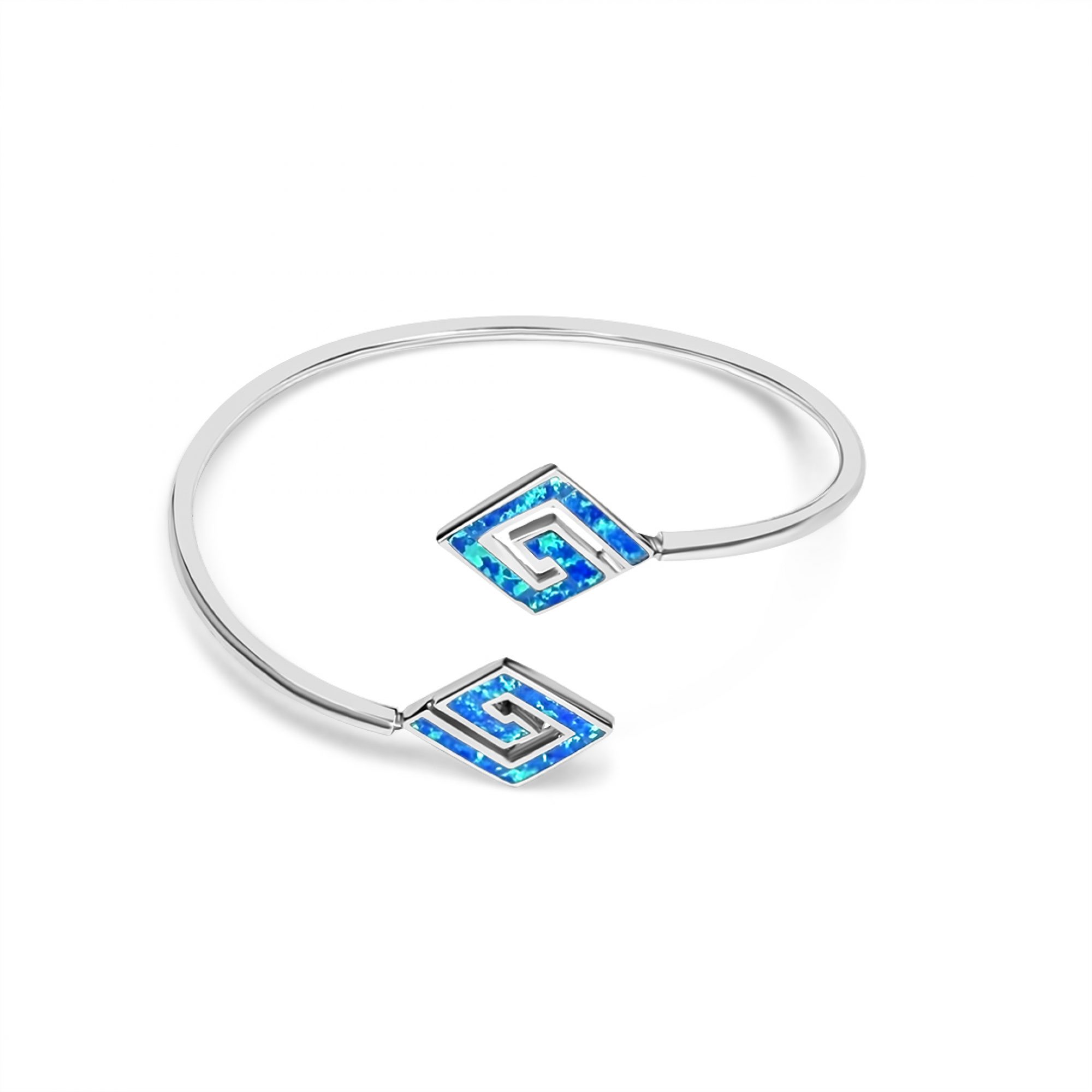 Βραχιόλι κύκλος μαίανδρος με πέτρες όπαλ