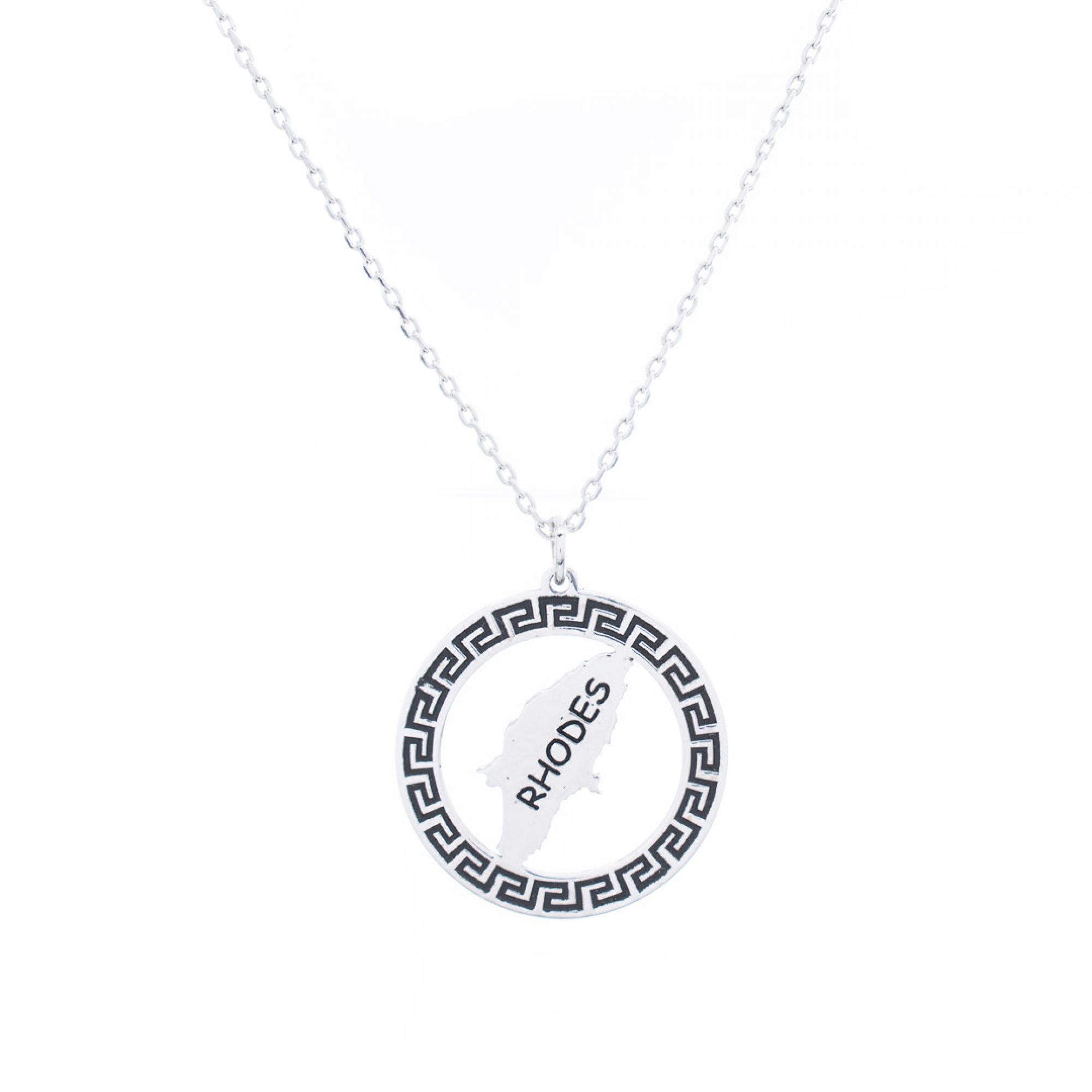 Rhodes necklace with meander