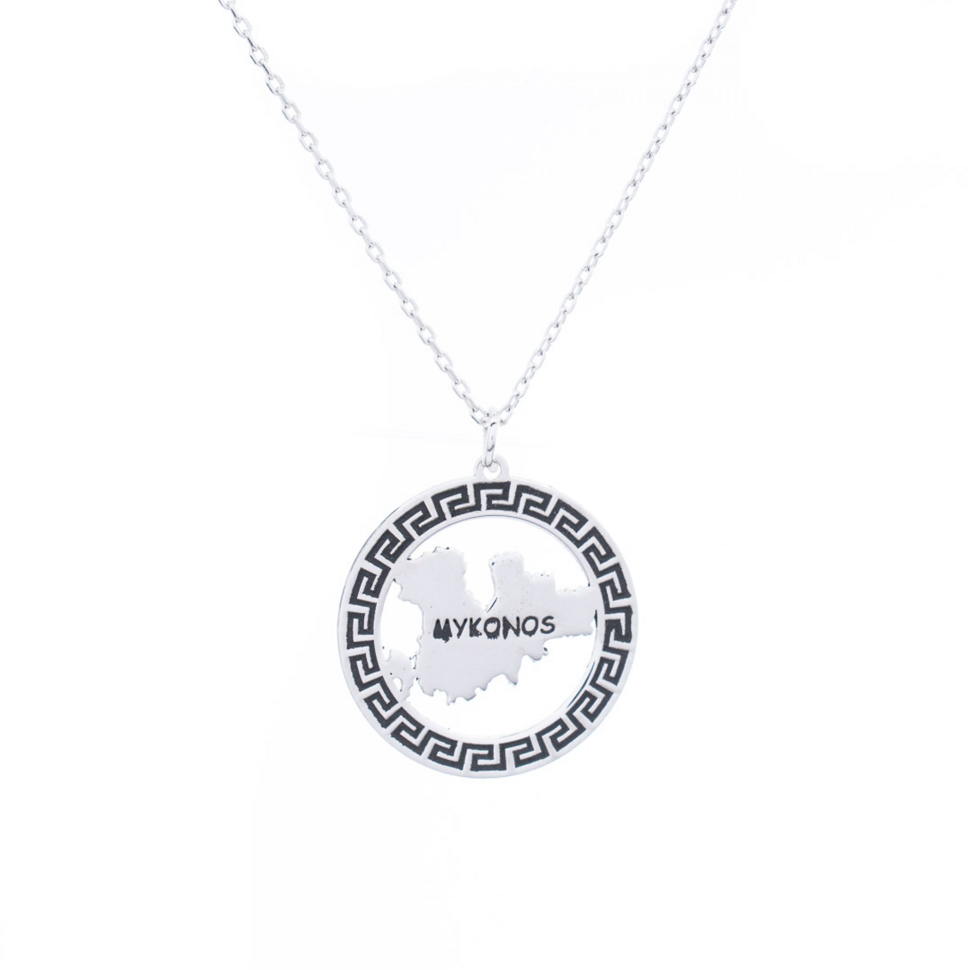 Mykonos necklace with meander