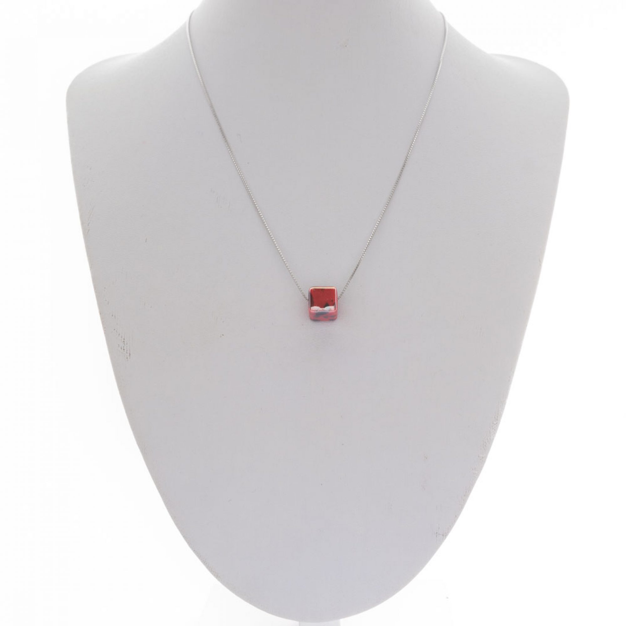 Κολιέ με χάντρα κόκκινη