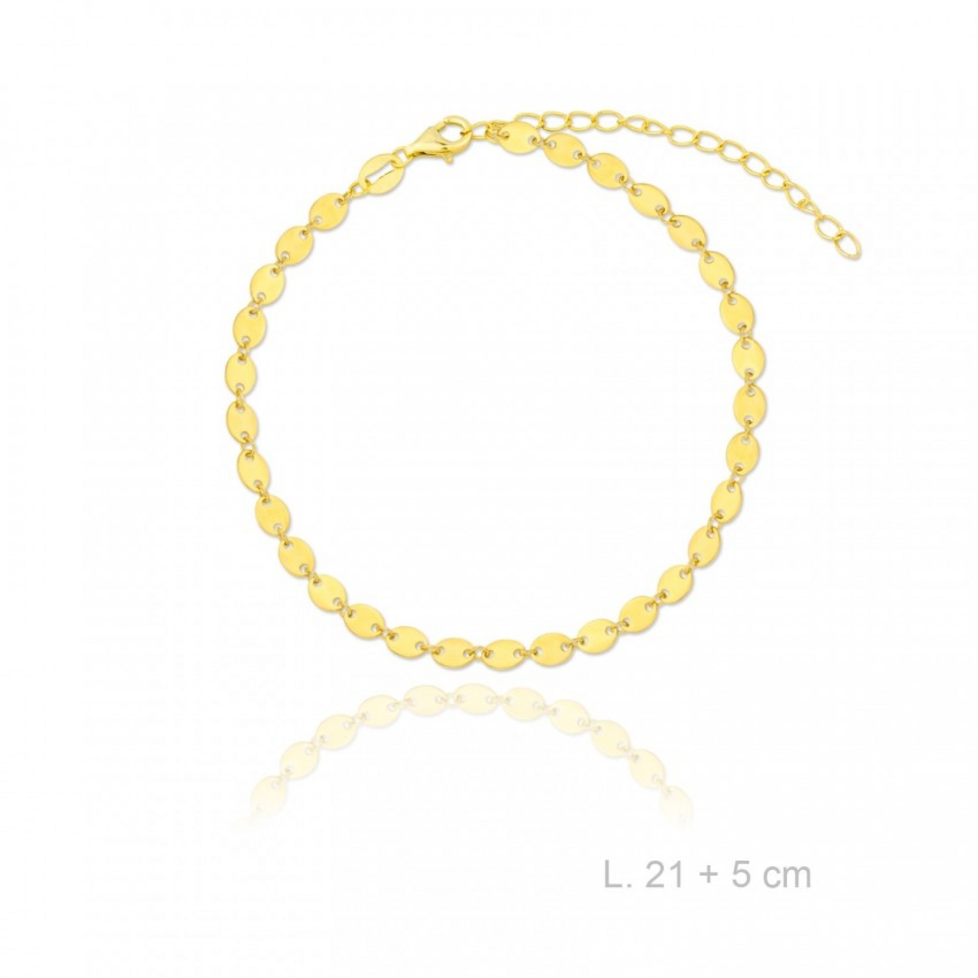 Gold plated anklet 