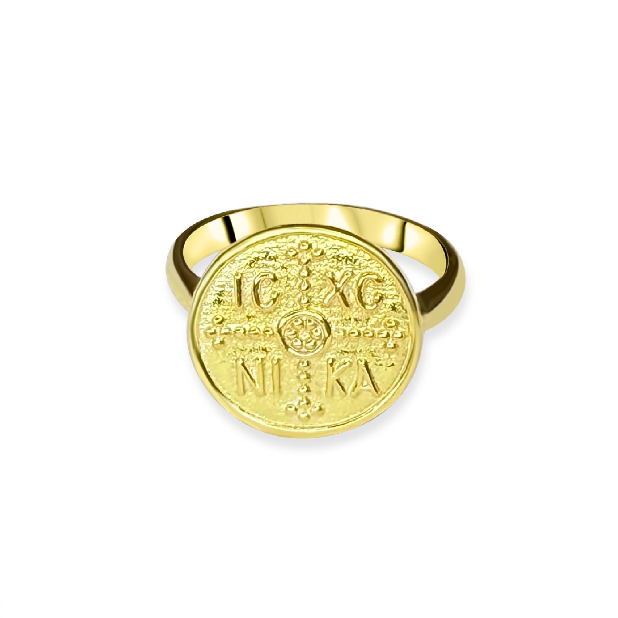 Gold plated constantine ring