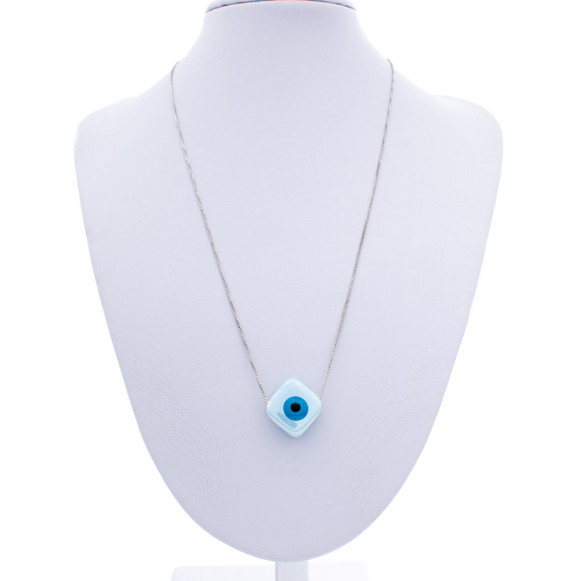 Κολιέ με γαλάζια χάντρα μάτι