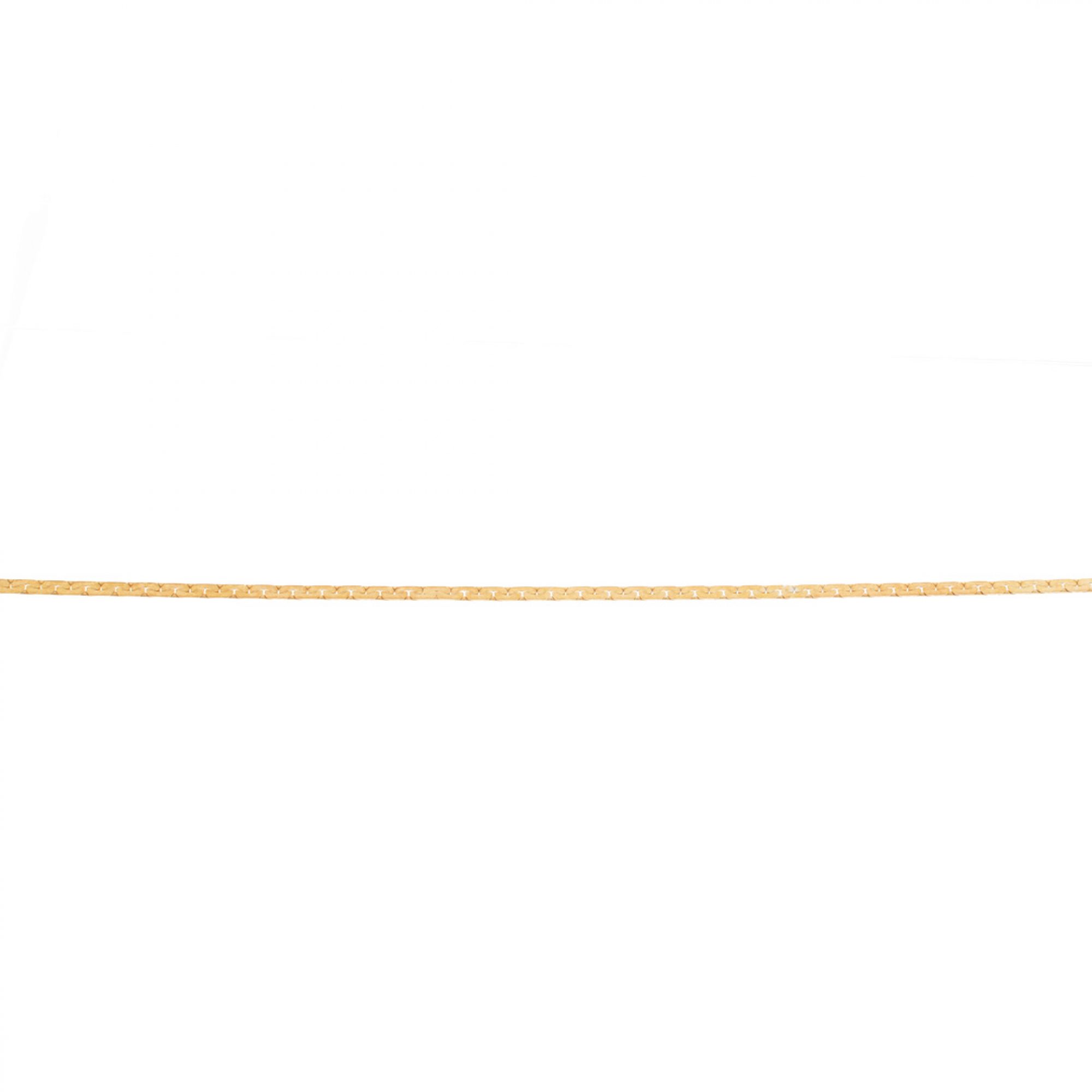 Βραχιόλι αλυσίδα επίχρυσο