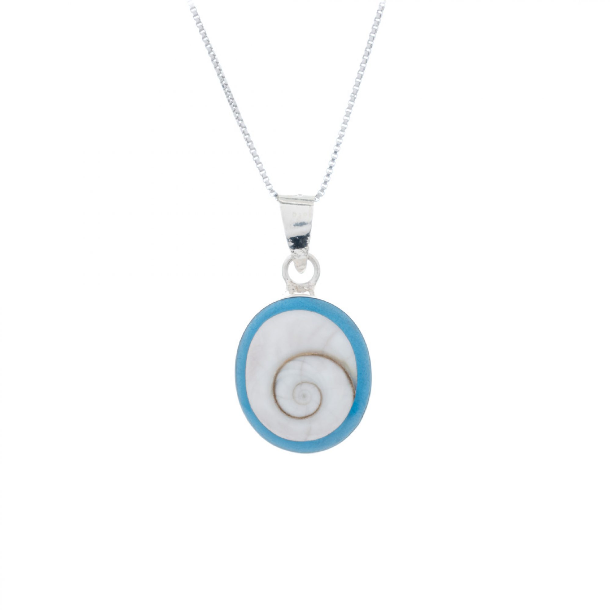 Eye of the sea necklace with turquoise stone