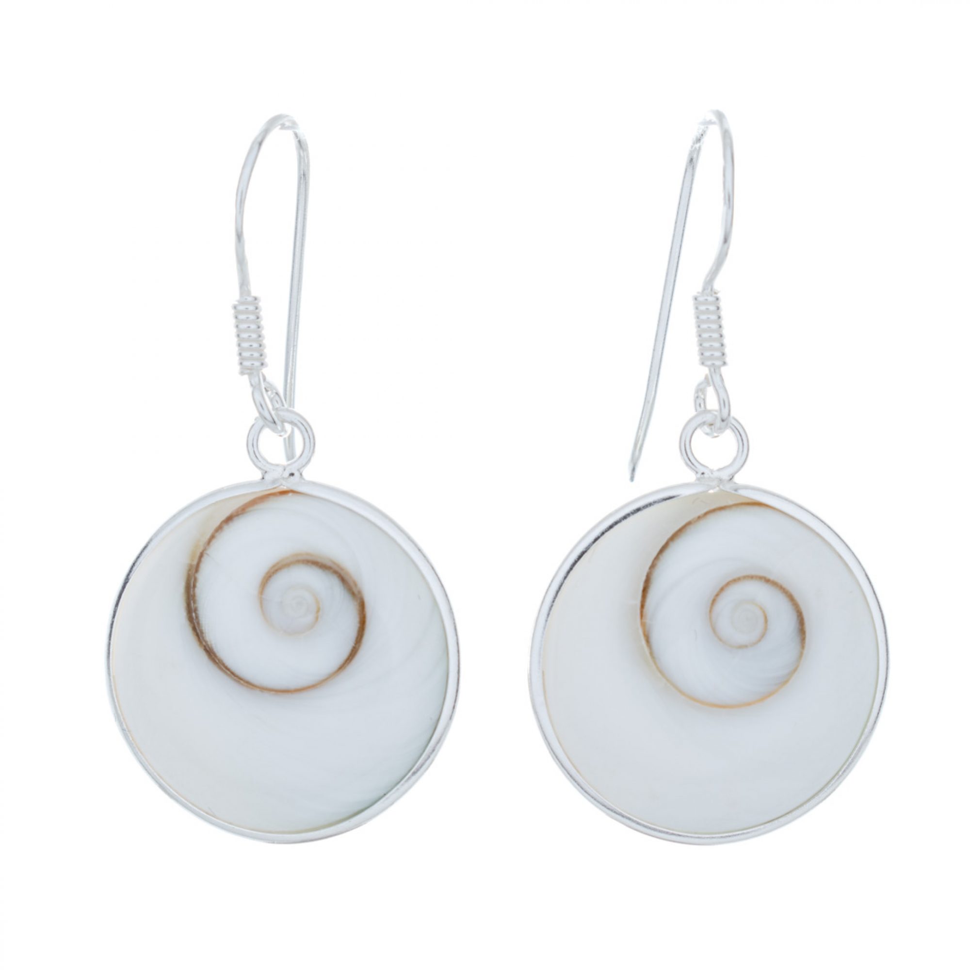 Eye of the sea dangle earrings