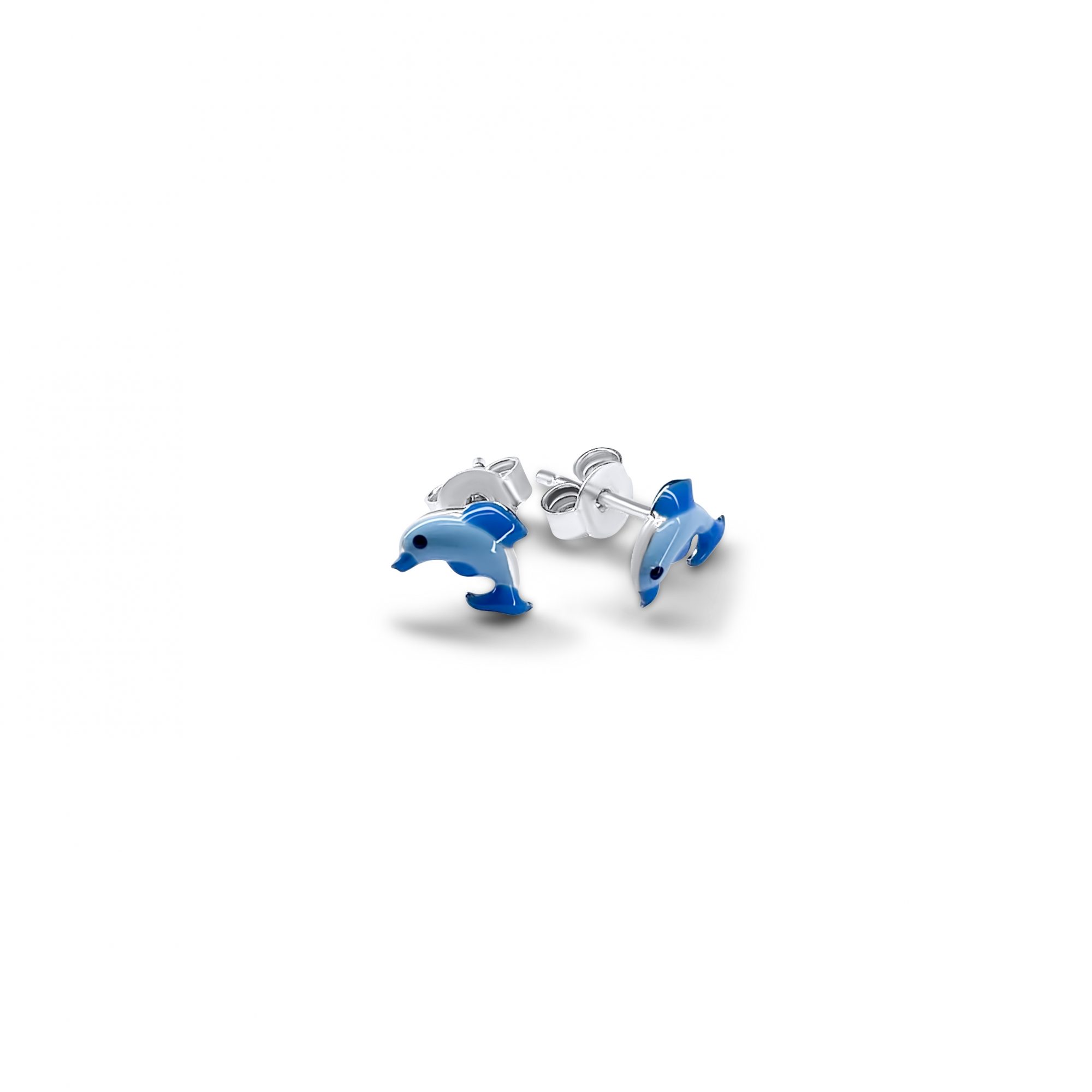 Dolphin stud earrings