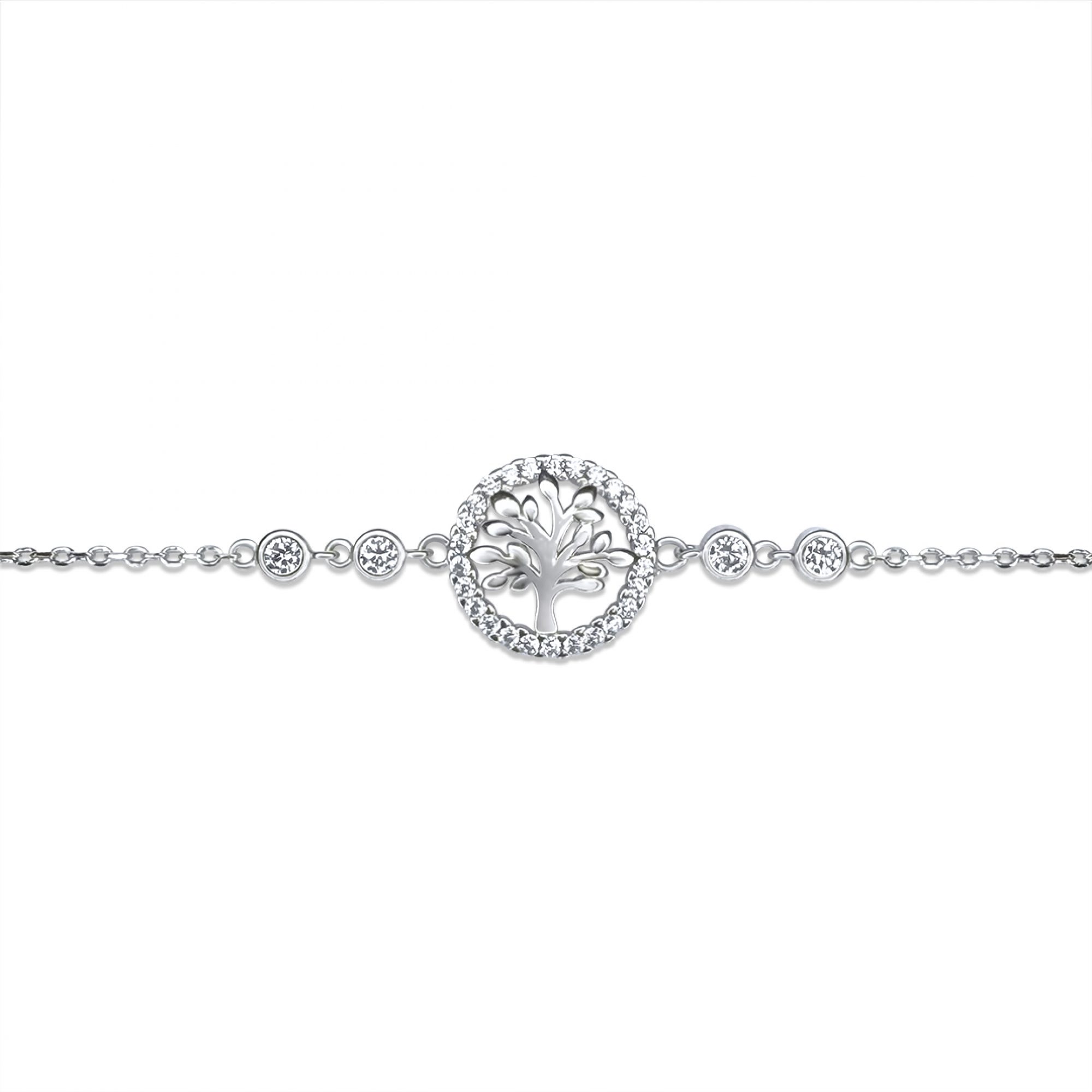 Βραχιόλι δέντρο της ζωής με πέτρες ζιργκόν