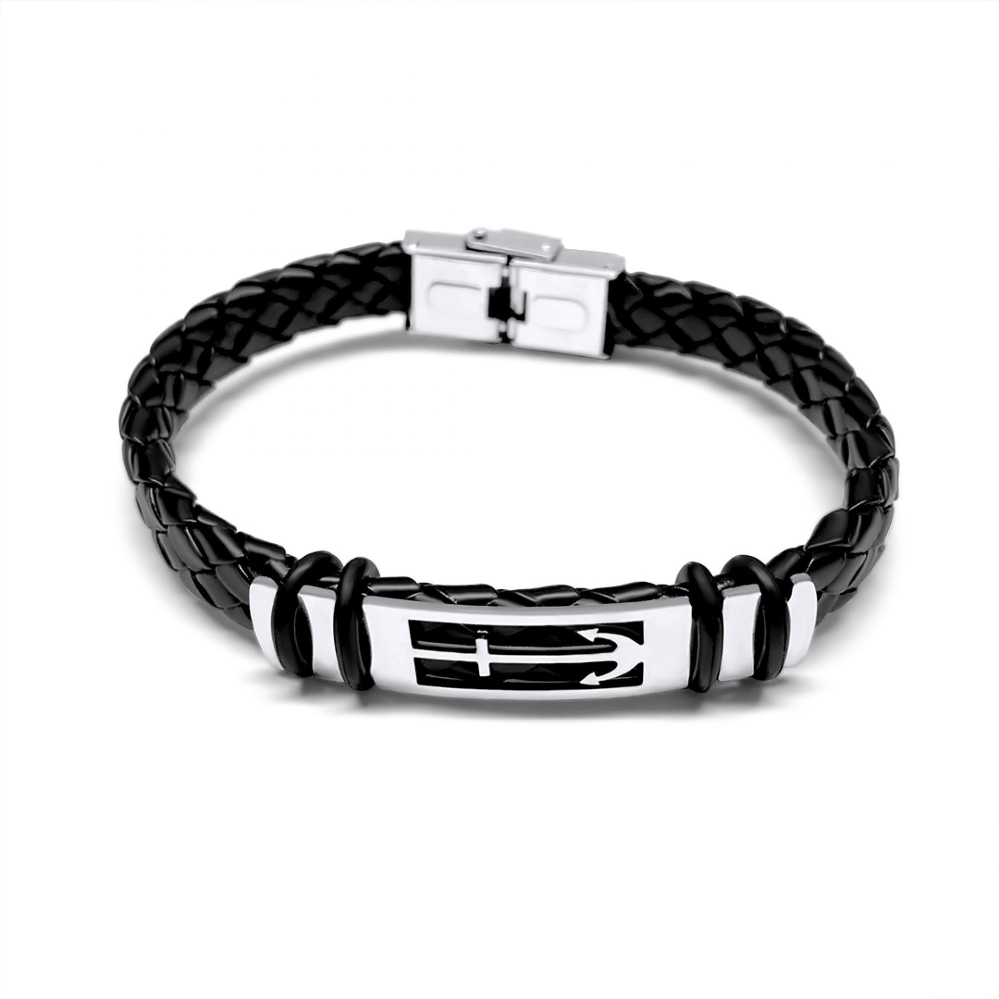 Steel-Caucho bracelet