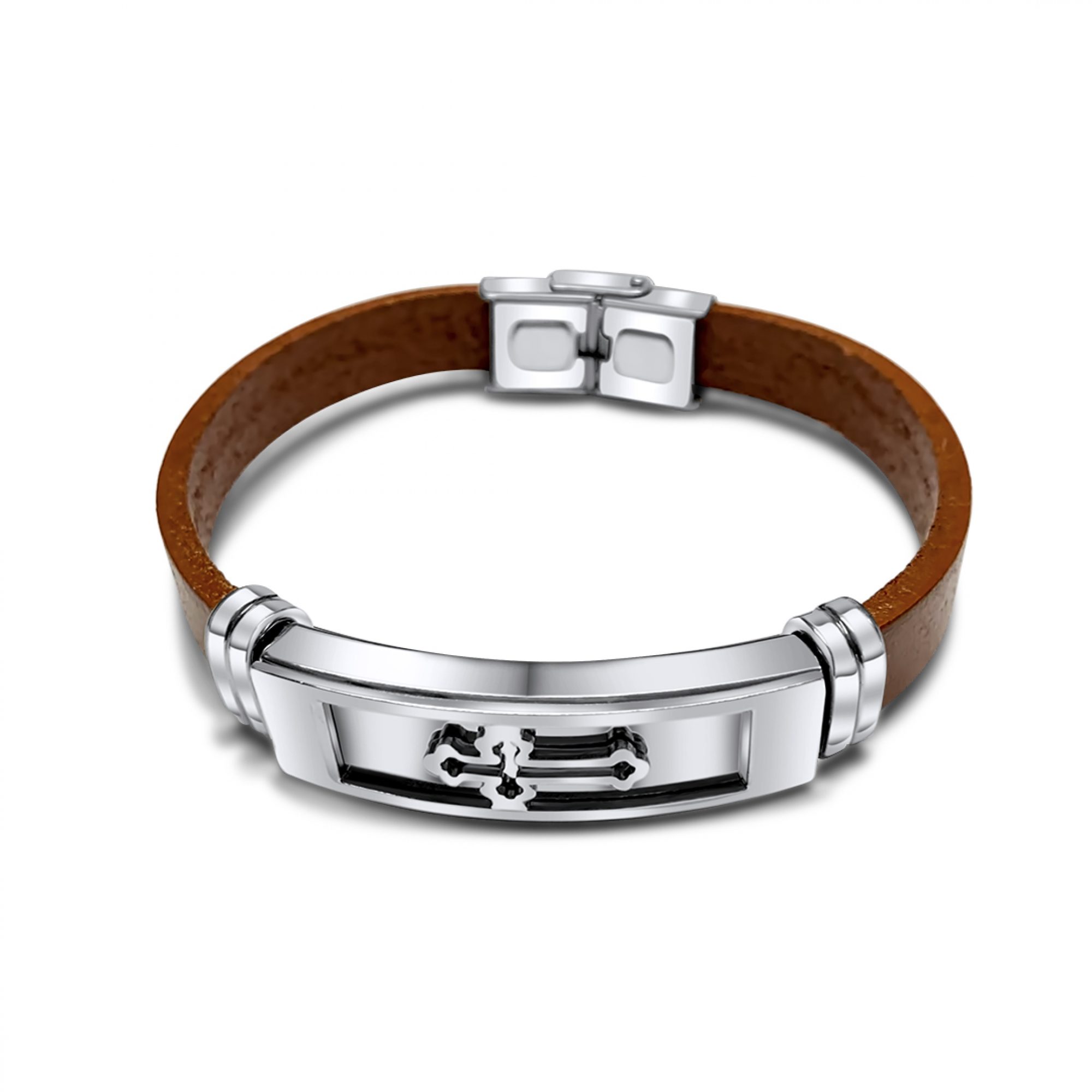 Steel-Caucho bracelet
