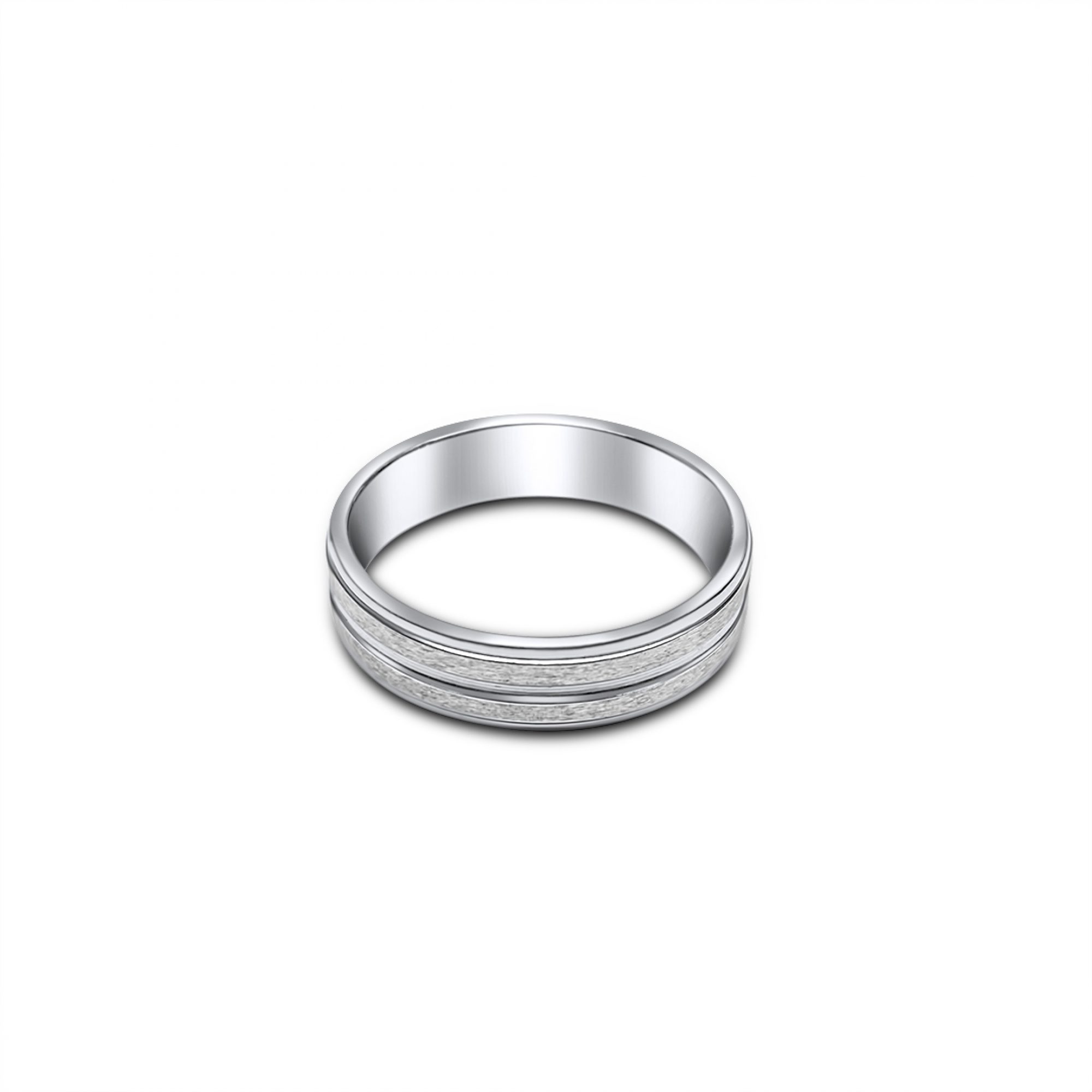 Engraved steel ring