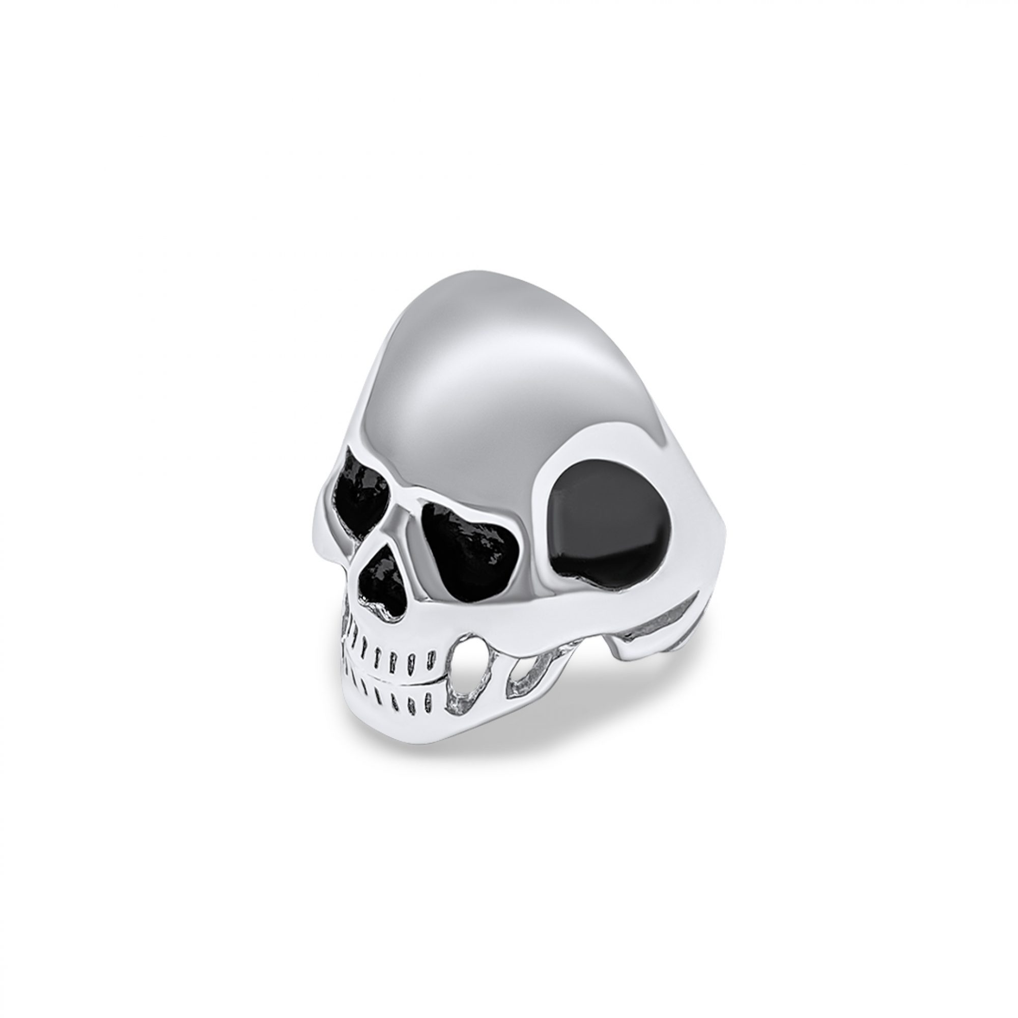 Steel skull ring