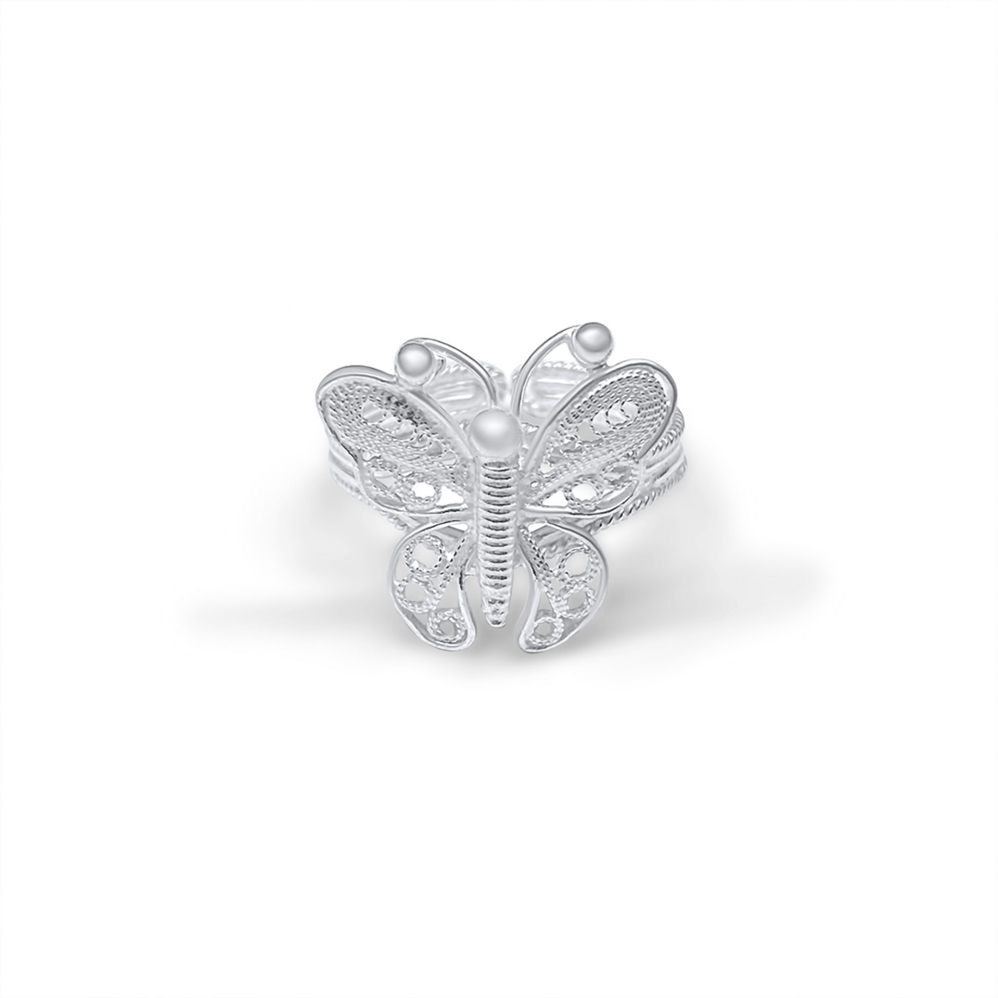 Δαχτυλίδι φιλιγκράν σε σχήμα πεταλούδας