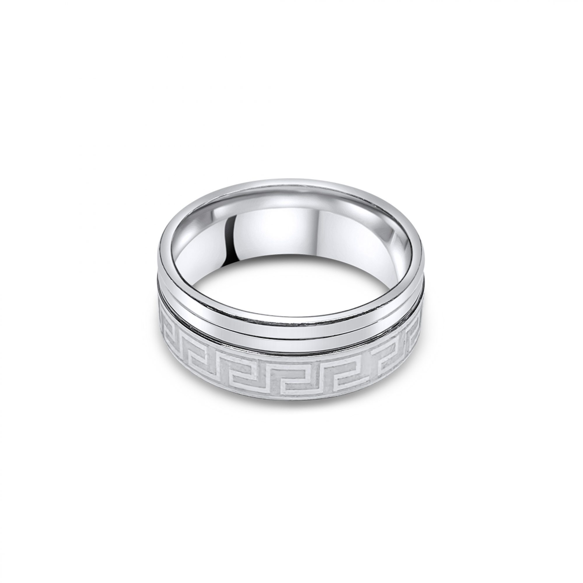 Steel ring with meander
