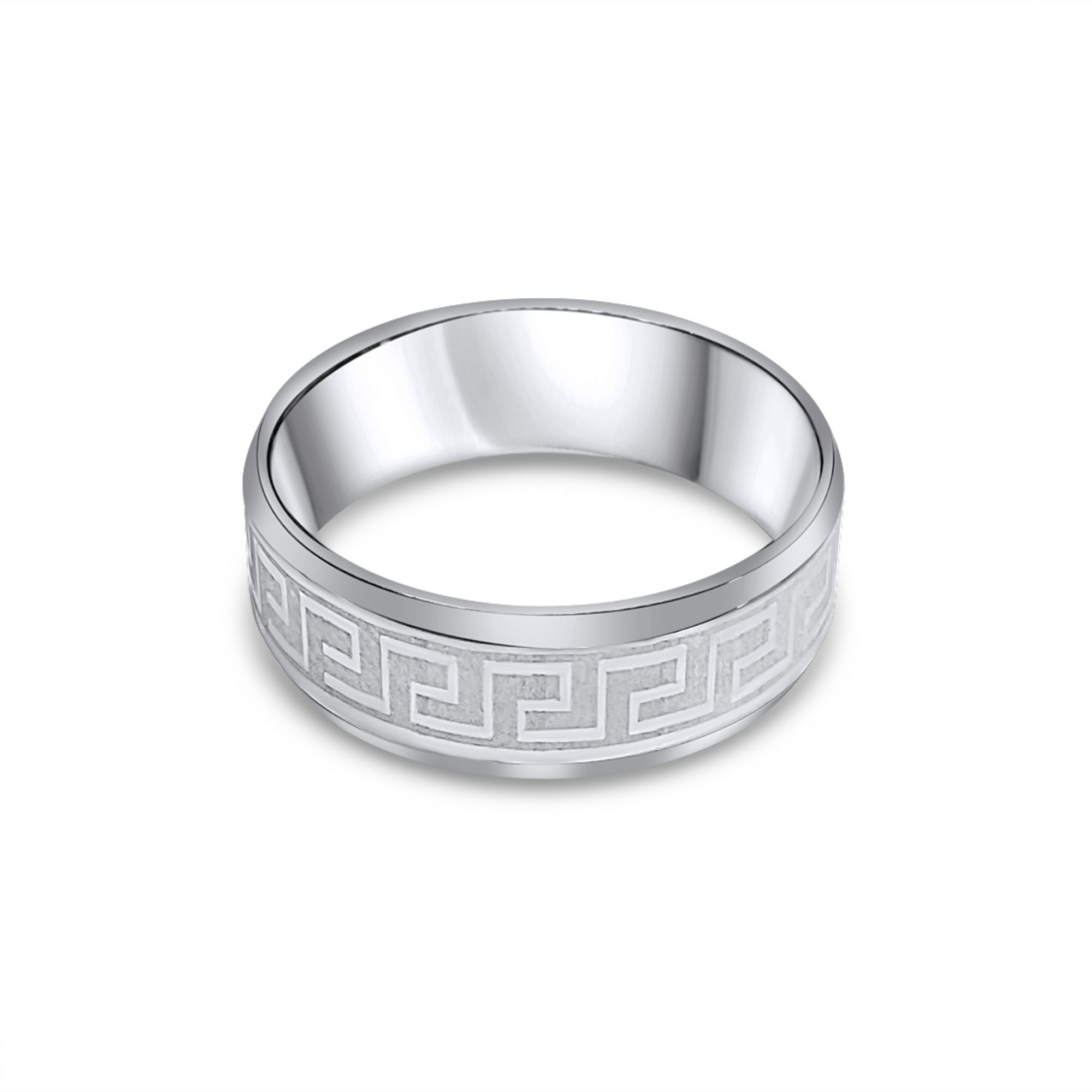 Steel ring with meander