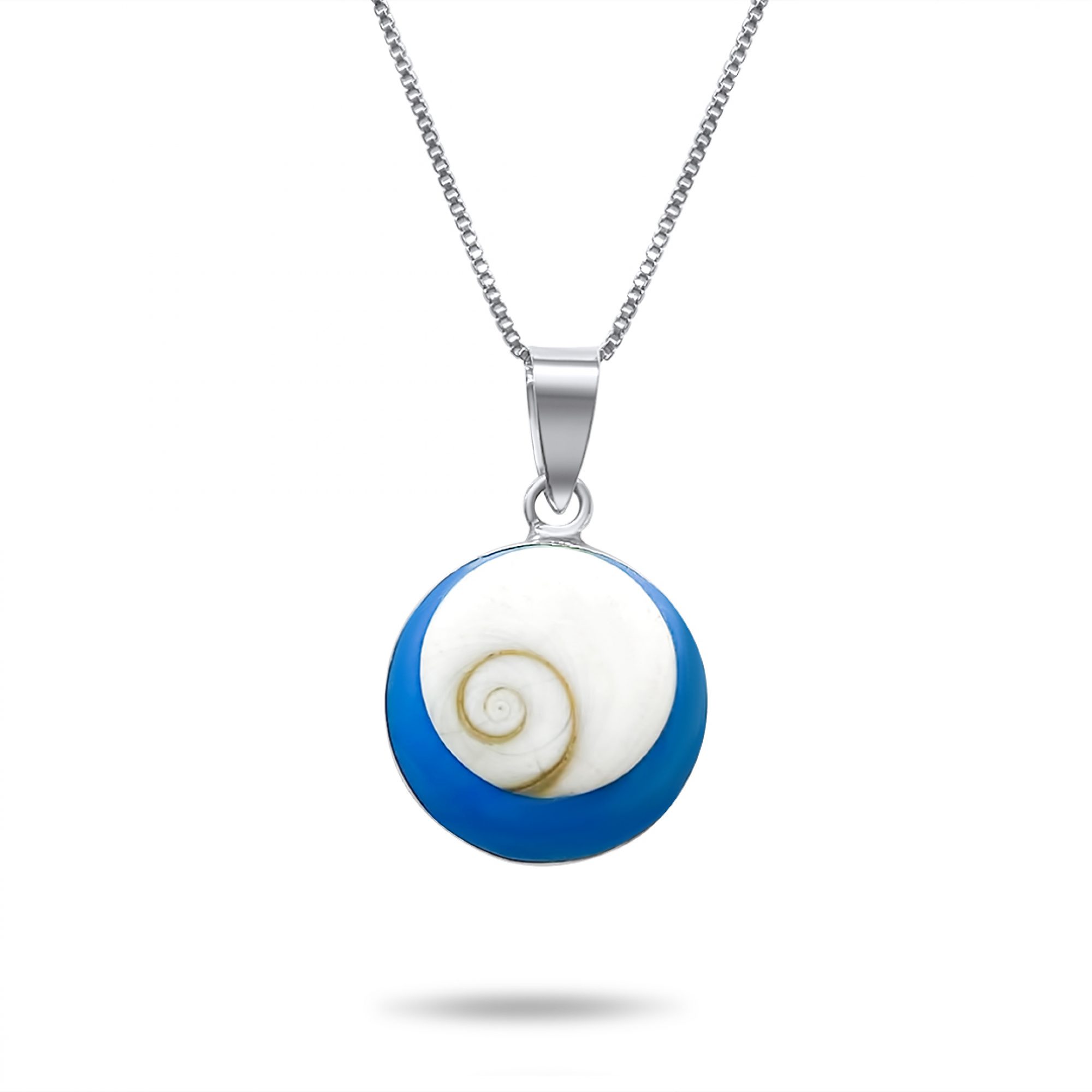 Eye of the sea necklace with turquoise stone