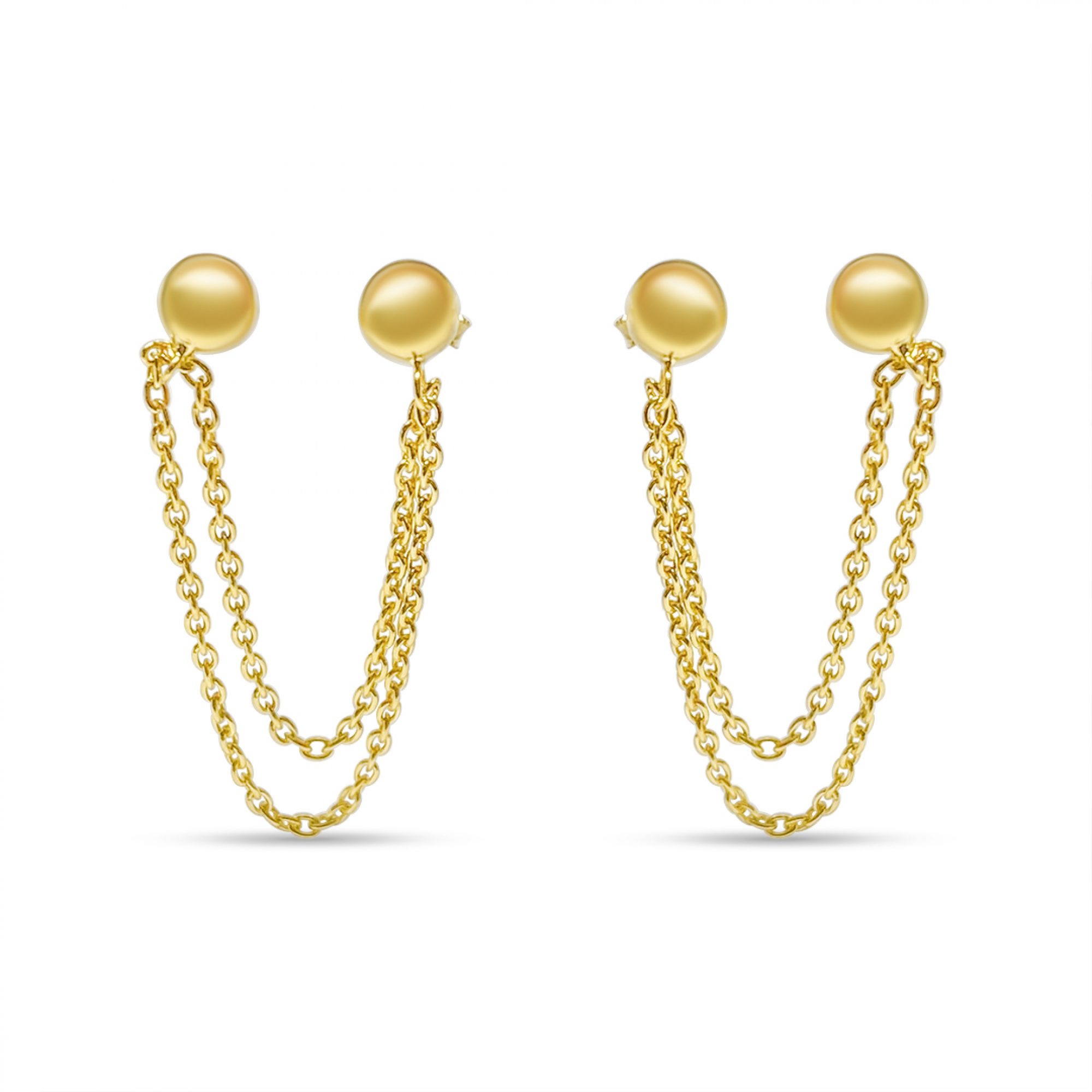 Gold plated earrings 