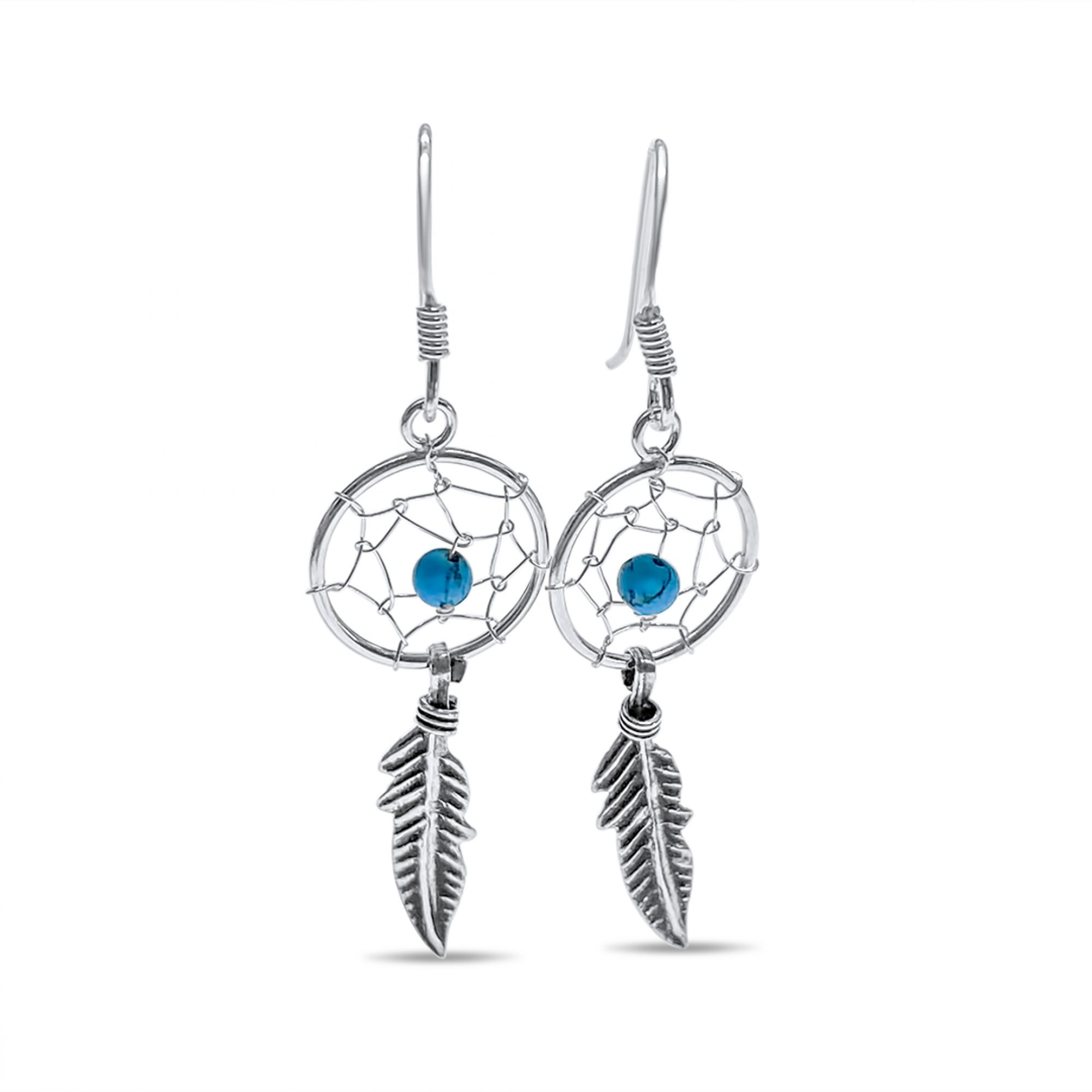Dream catcher earrings
