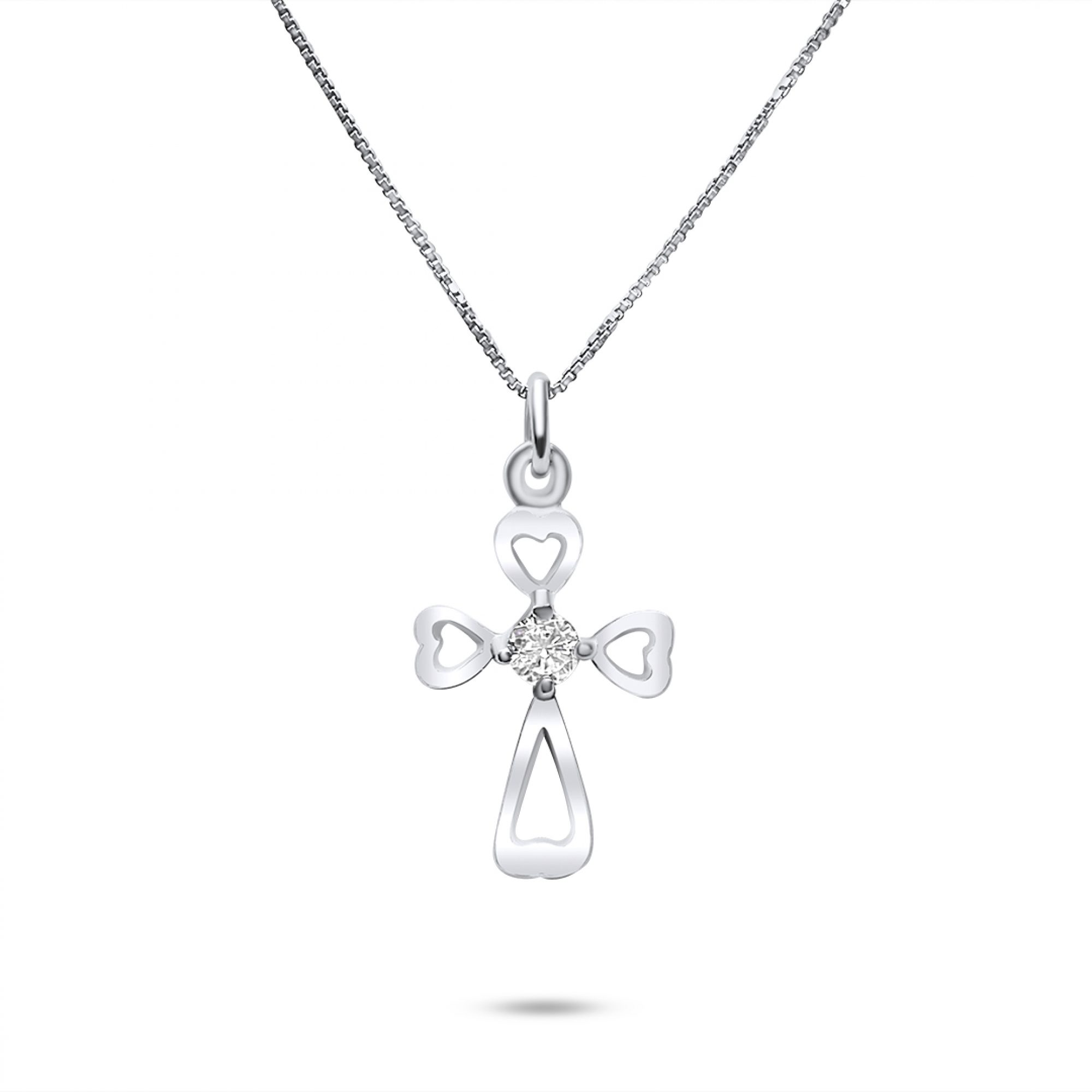 Σταυρός με ζιργκόν πέτρα