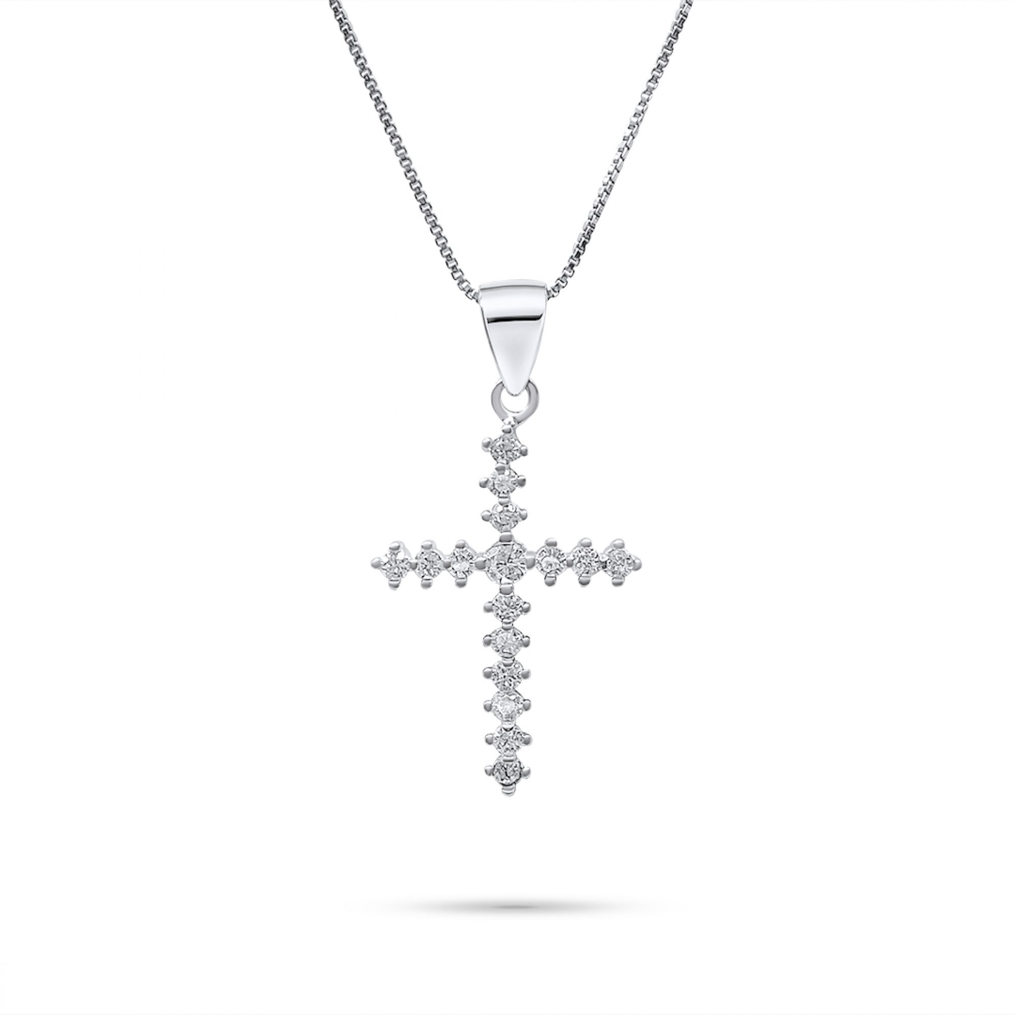 Σταυρός με ζιργκόν πέτρες