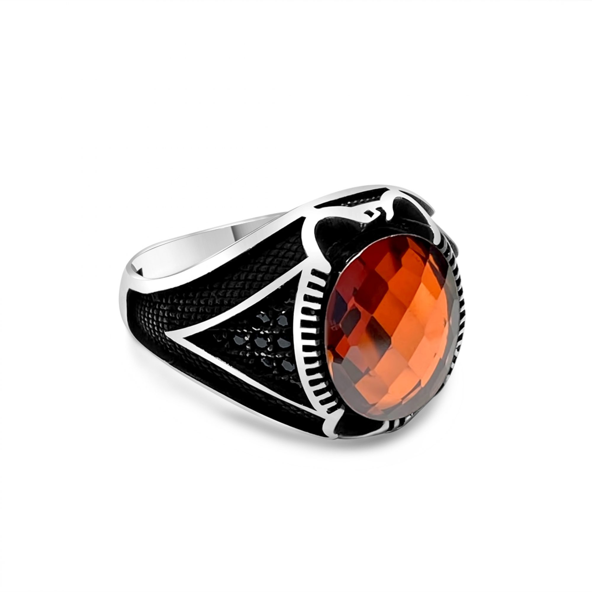 Δαχτυλίδι με πέτρα γρανάδα