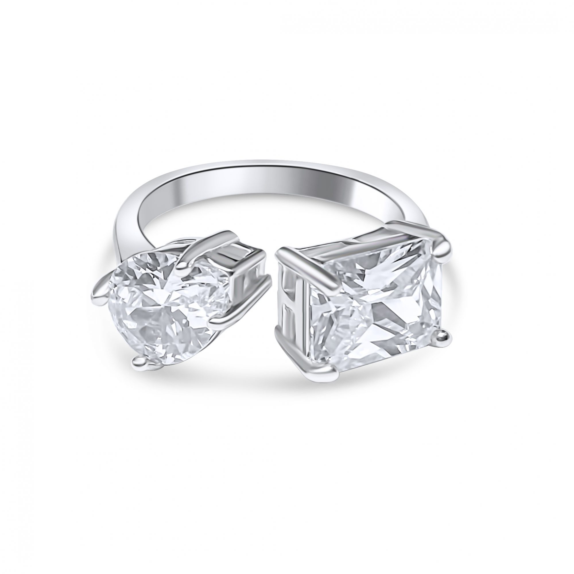 Δαχτυλίδι με πέτρες ζιργκόν