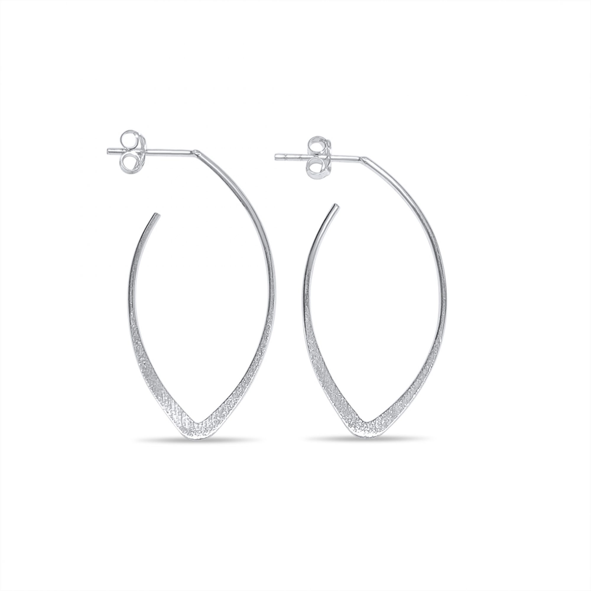 Silver hoops