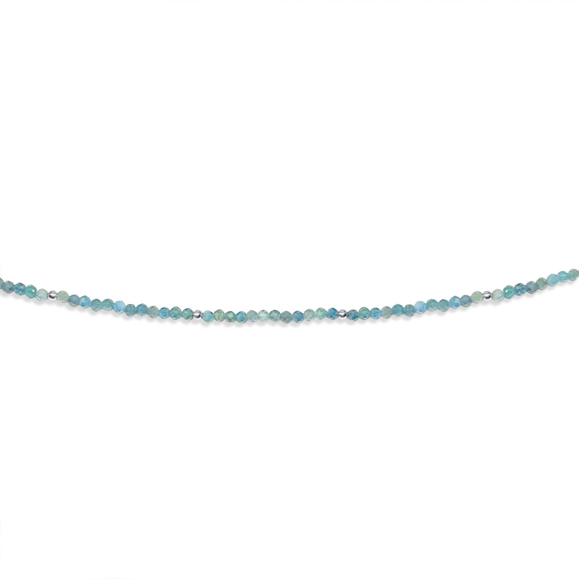 Anklet with apatite beads