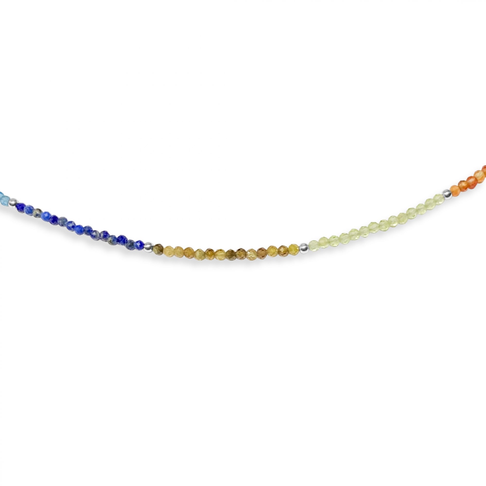 Αλυσίδα ποδιού με πολύχρωμες χάντρες 