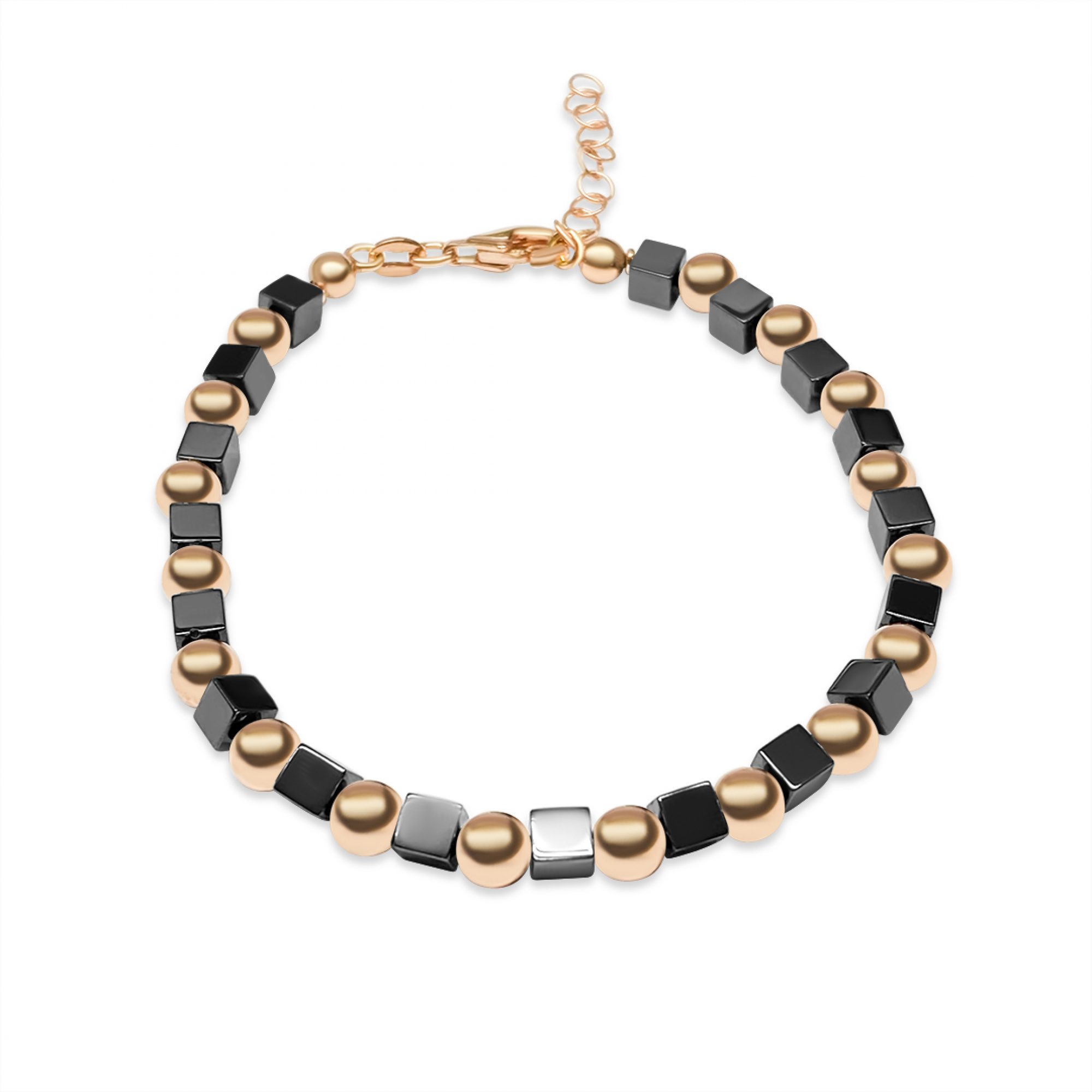 Pink gold bracelet