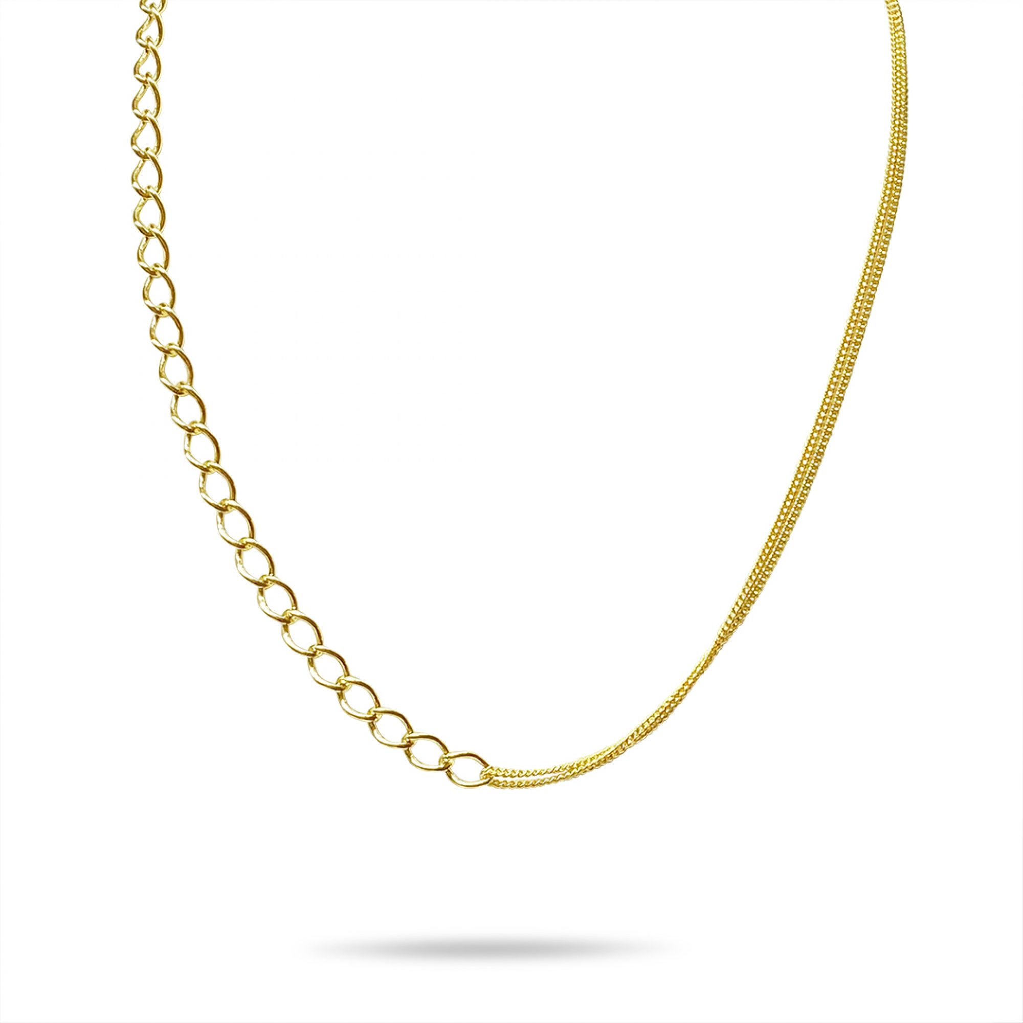 Κολιέ επίχρυσο αλυσίδα