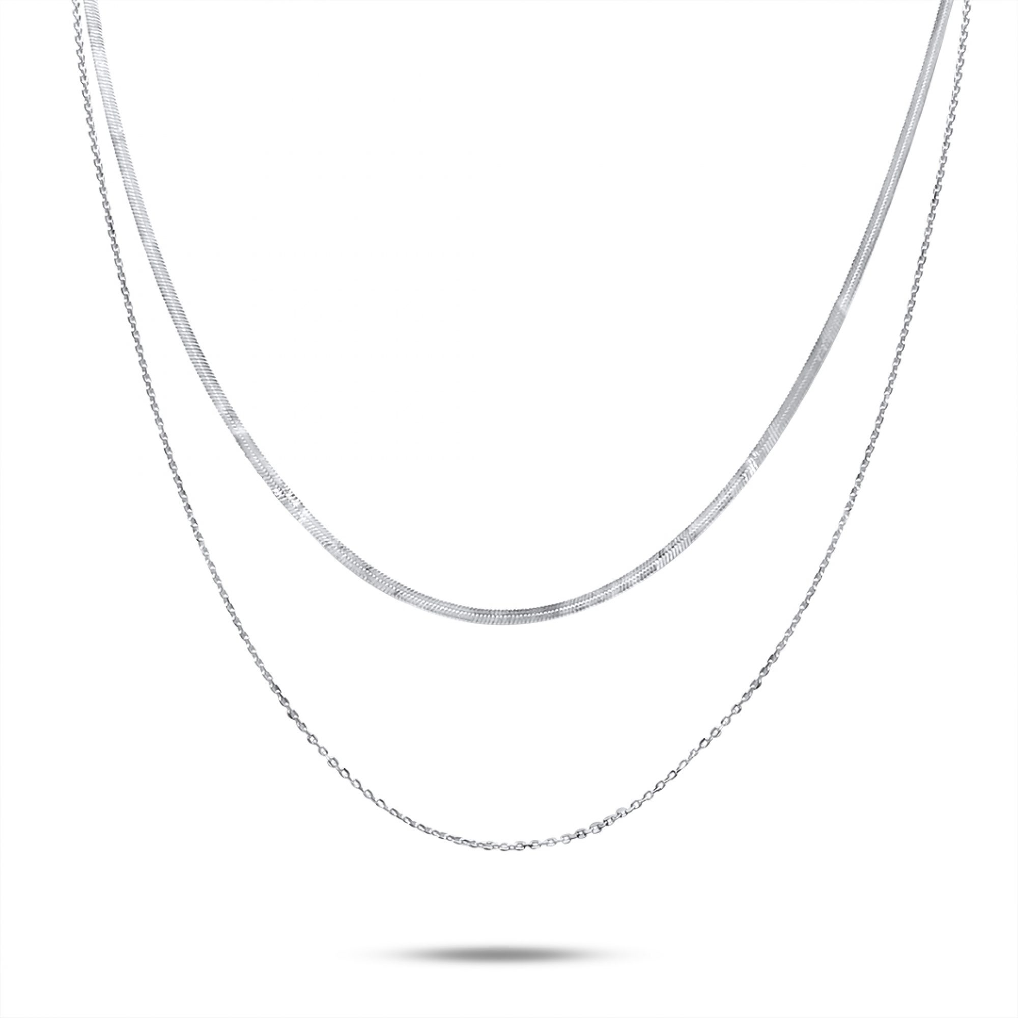 Διπλό κολιέ αλυσίδες