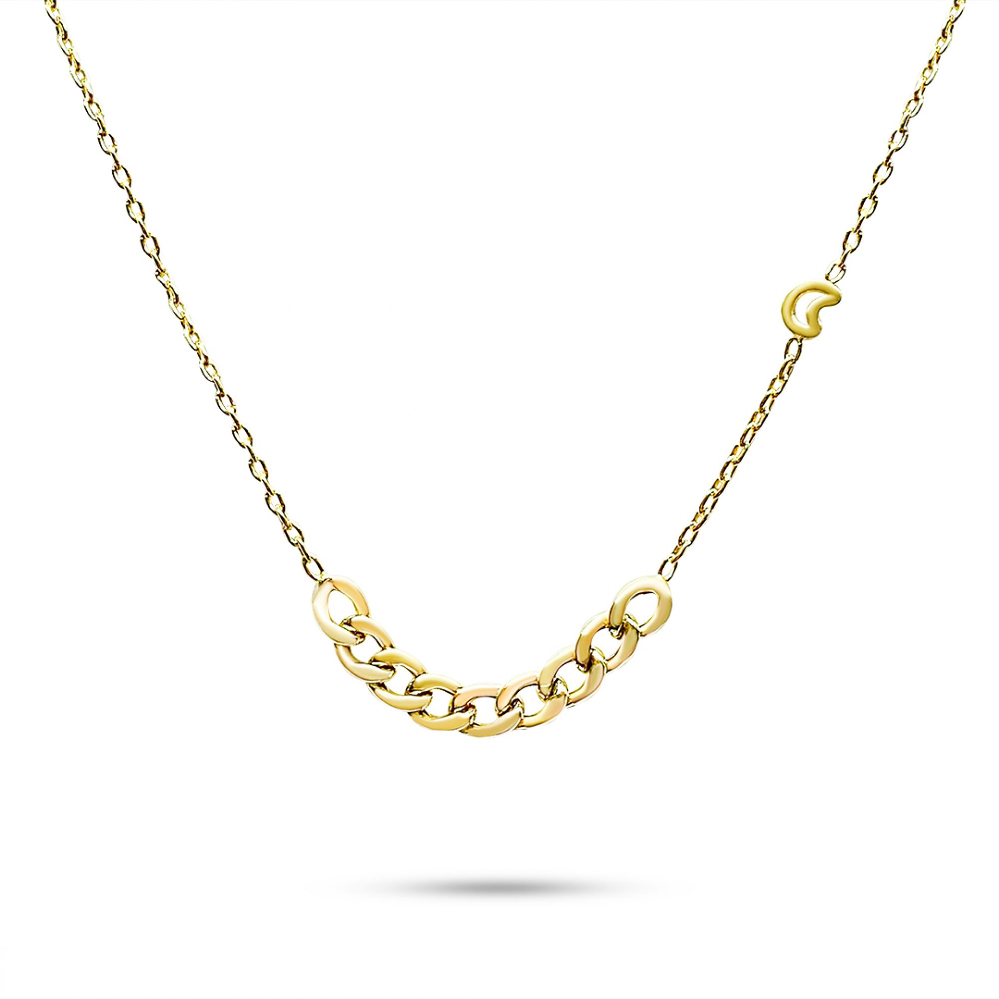 Gold plated chain necklace