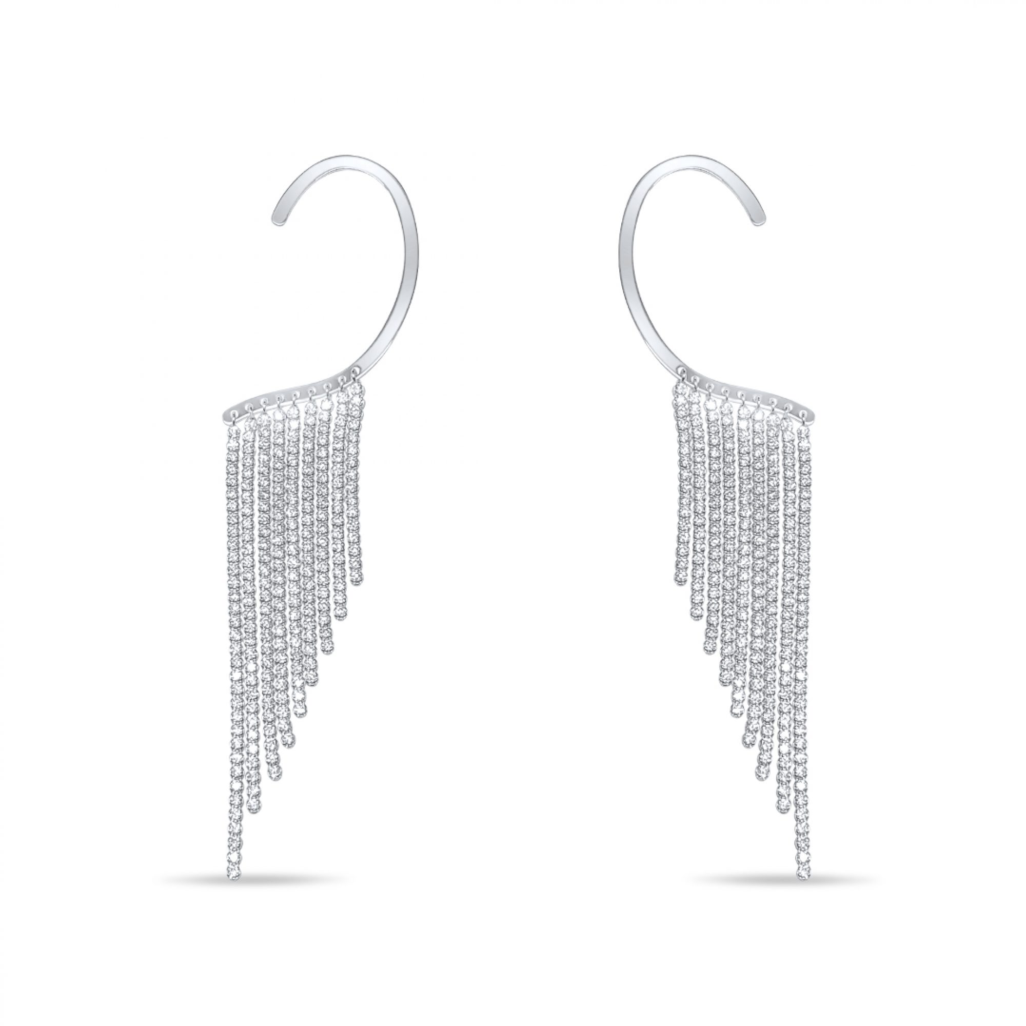 Σκουλαρίκια με πέτρες ζιργκόν 