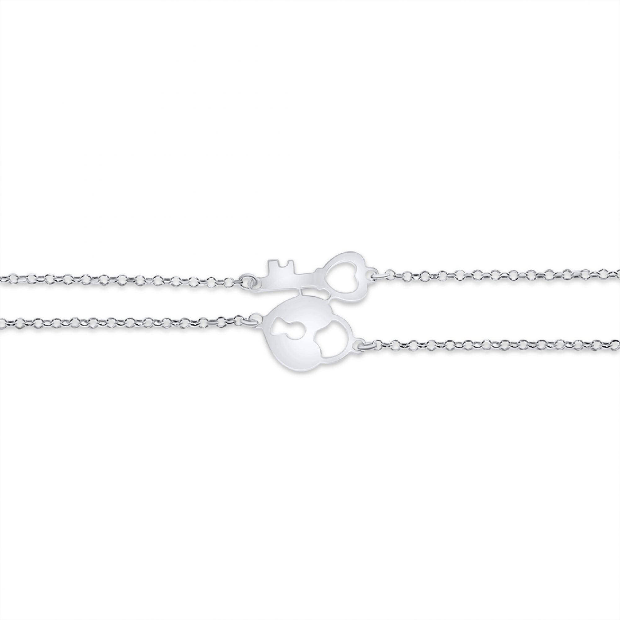 Lock and key bracelet (dividable)