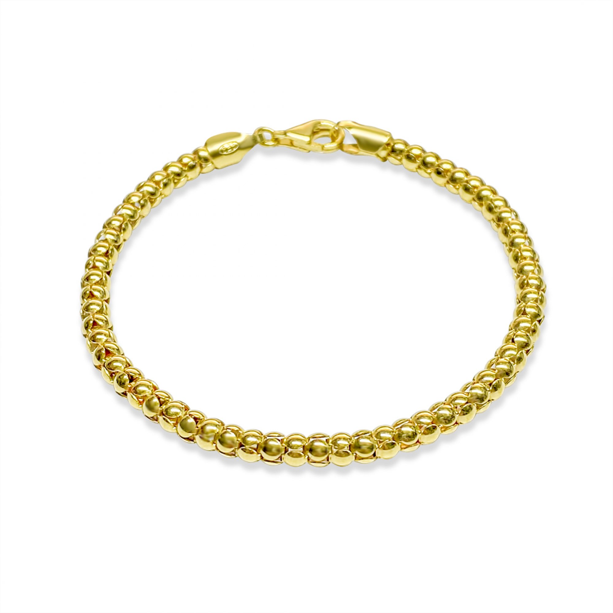 Gold plated chain bracelet