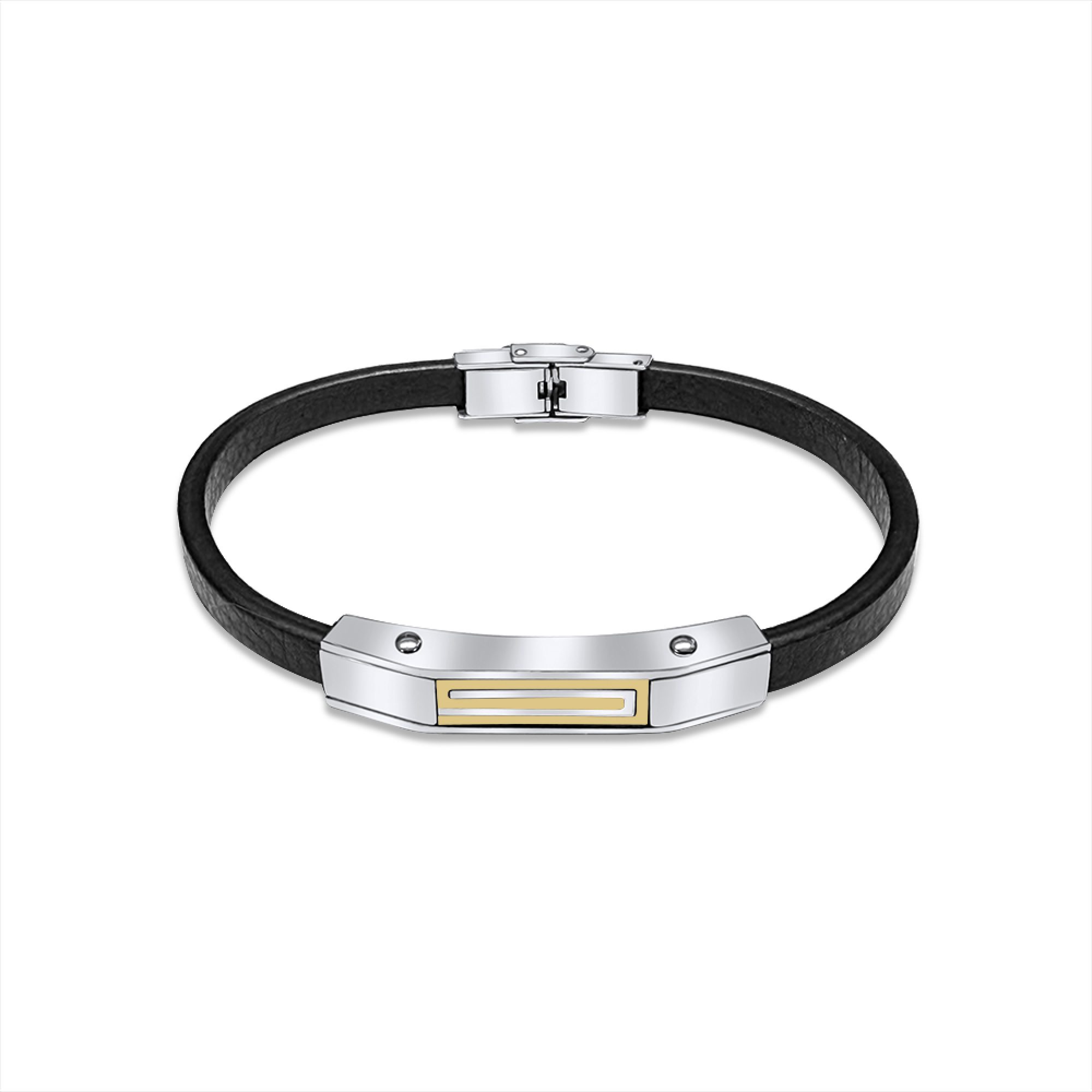 Χειροπέδα από δέρμα και ατσάλι