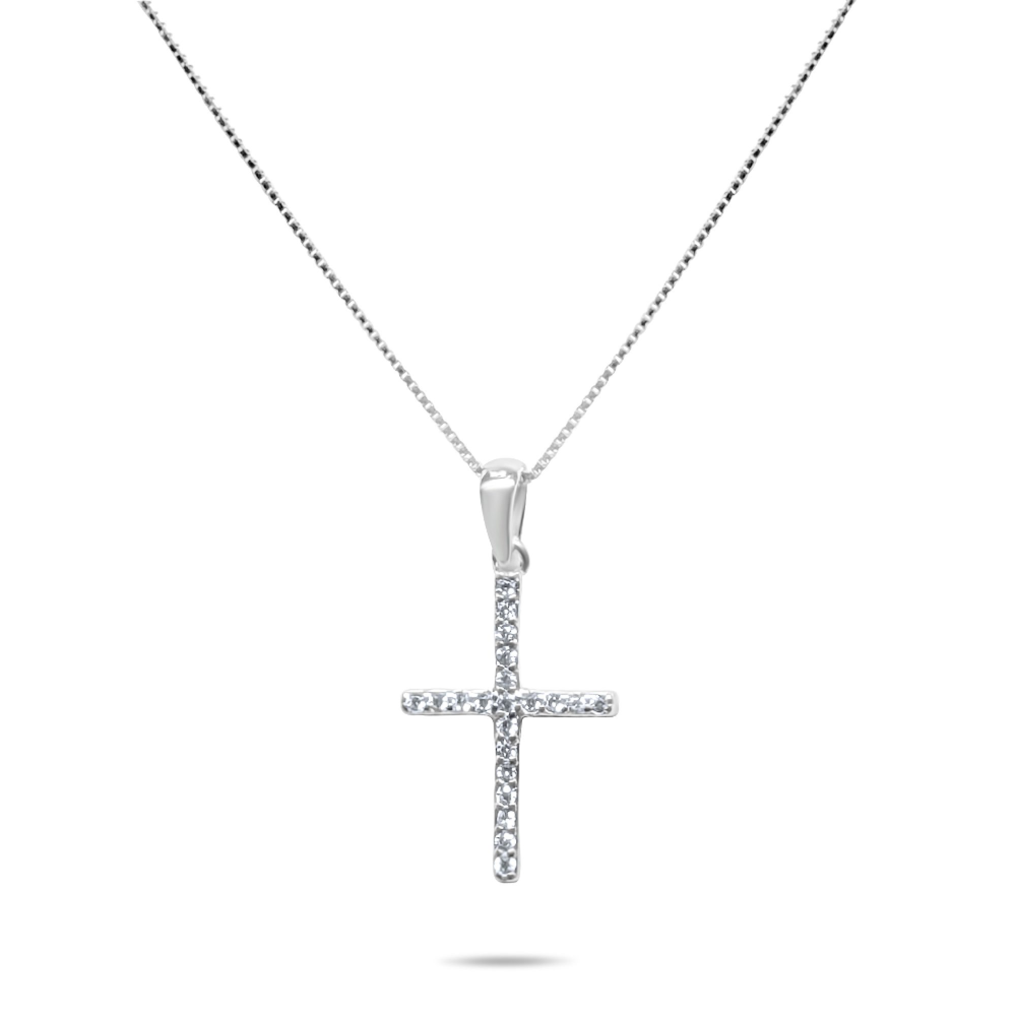 Σταυρός με ζιργκόν πέτρες