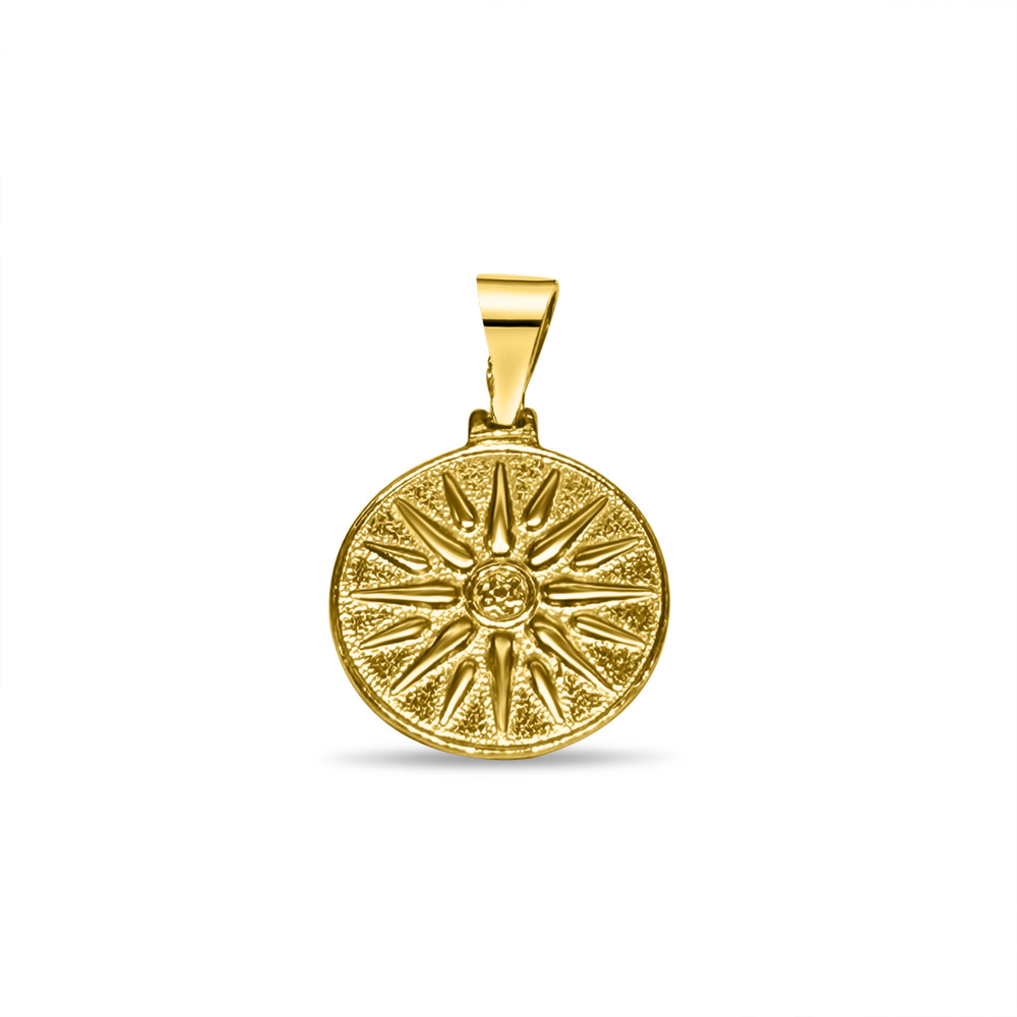 Κρεμαστό με αστέρι της Βεργίνας επιχρυσωμένο