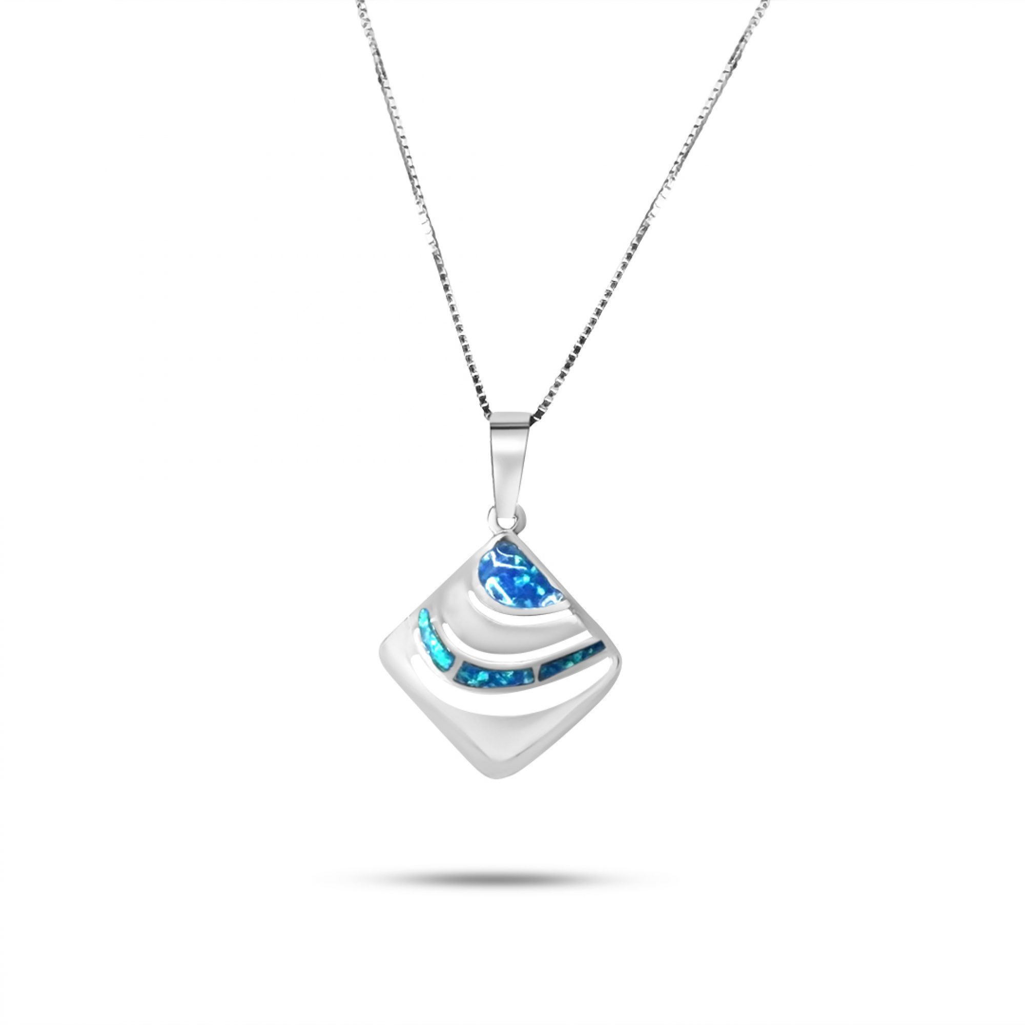 Κολιέ με πέτρα όπαλ